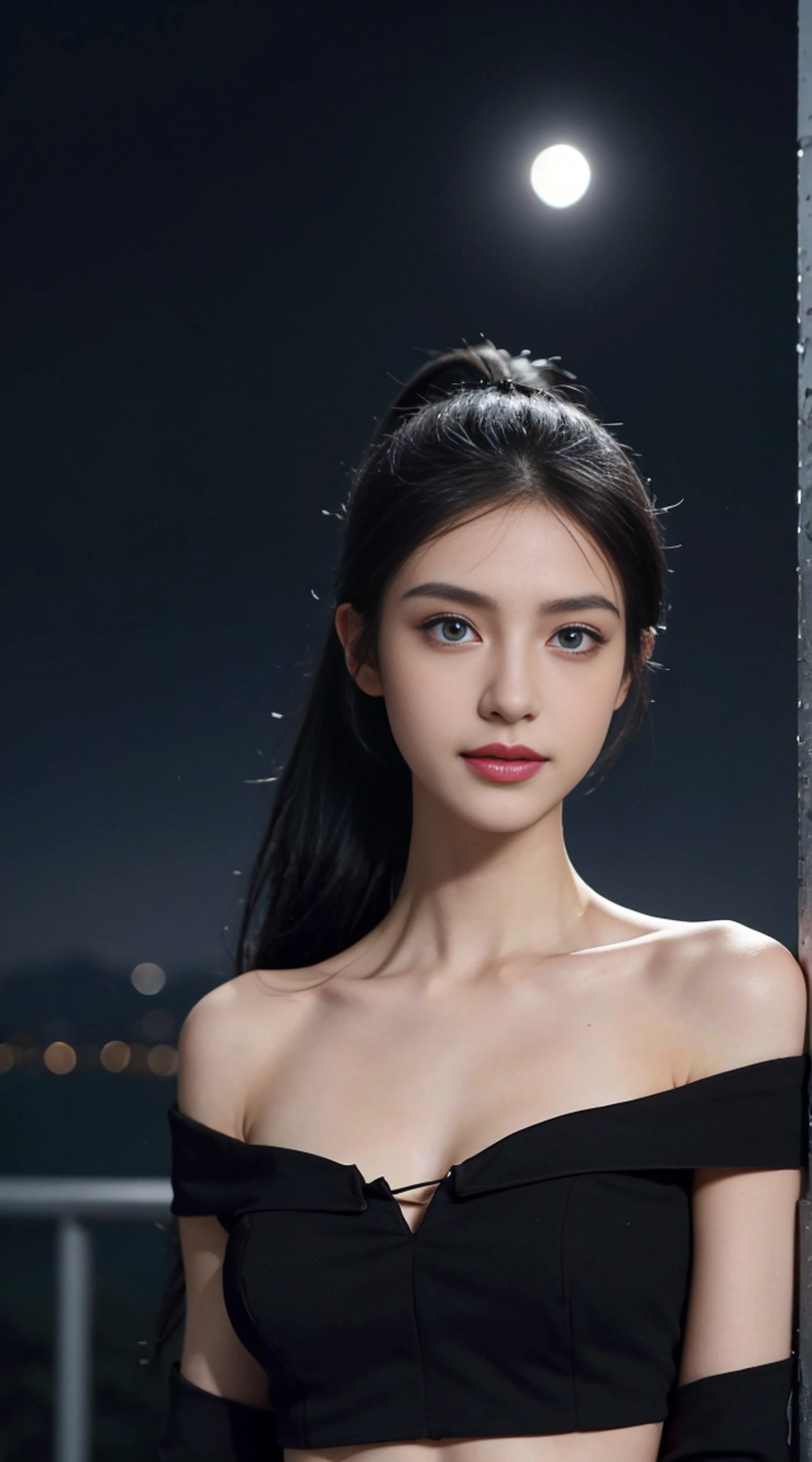 floral print, (night cityscape background:1.5), (1girl:1.6), long hair, ulzzang-6500v1.1, (orginal: 1.2), (realistic: 1.3), beautiful girl with beautiful details, extremely detailed eyes and face, eyes with beautiful details, absurd, incredibly absurd, huge file size, ultra detail, high resolution, ultra detailed, best quality, masterpiece, illustration, ultra detailed and beautiful, ultra detailed, CG, unity, 8k wallpaper, amazing, fine Detail, masterpiece, top quality, official art, extremely detailed CG unity 8k wallpaper, cinematic lighting, (perfect shiny skin:0.6), slim and smooth lineloating), diamond earrings, (upper body:2), (small breasts:1.2), (yangmi:1.5), medium breast