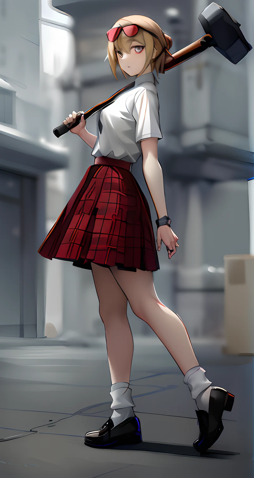 finger detailed, fixing finger position, holding hammer, 5 finger, detailed