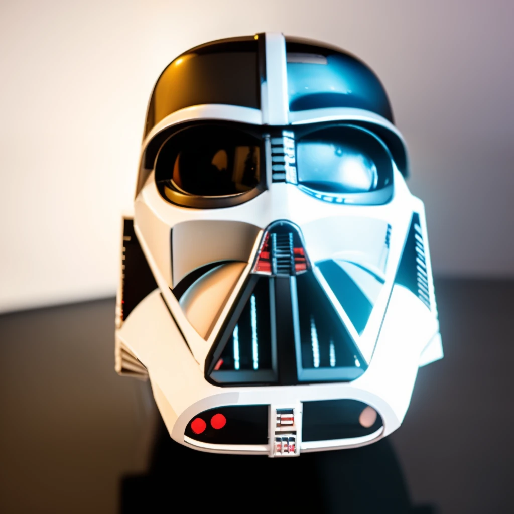 Futuristic Concept of a Mexican Skull based on Star Wars R2-D2