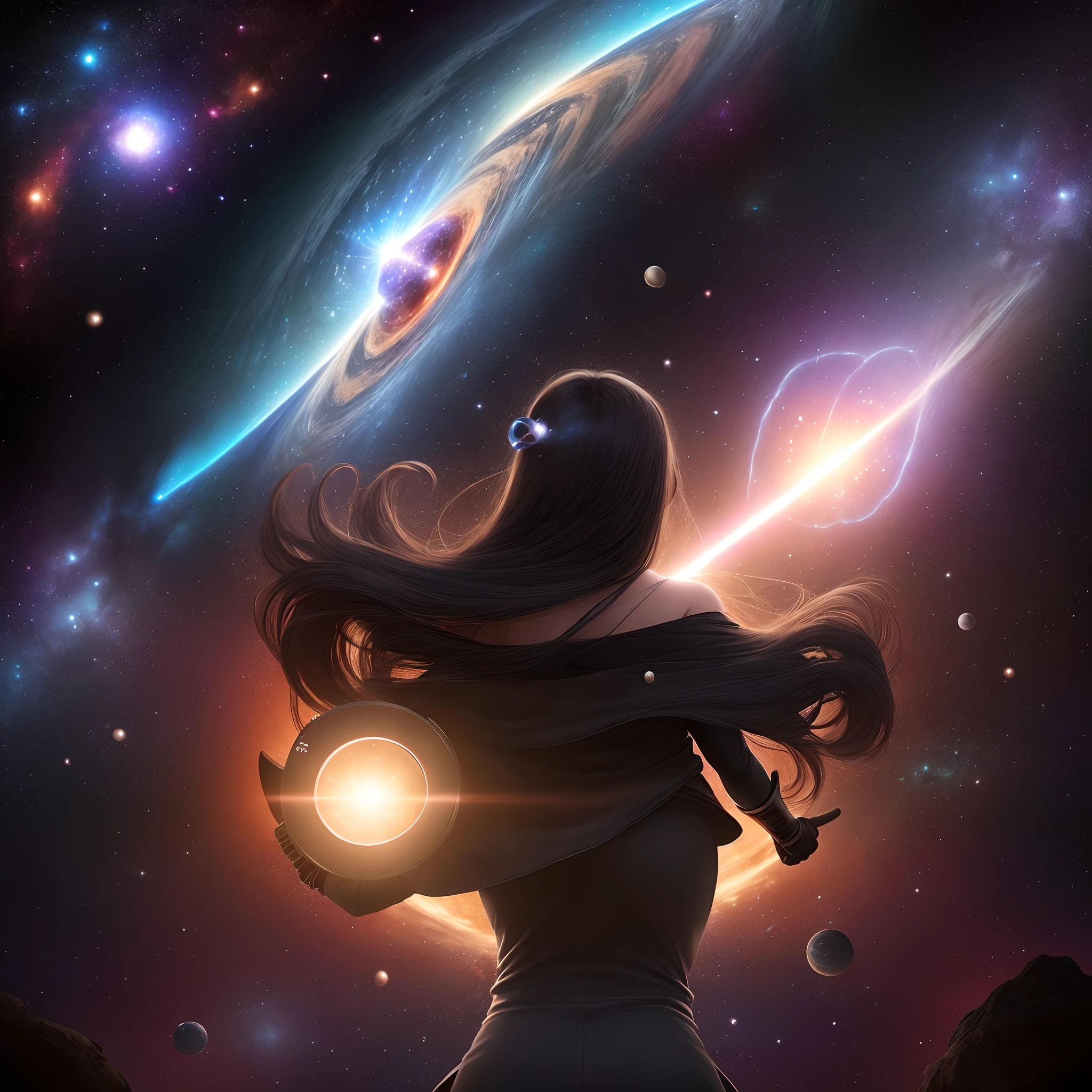 Universe, space, black holes, superheroes