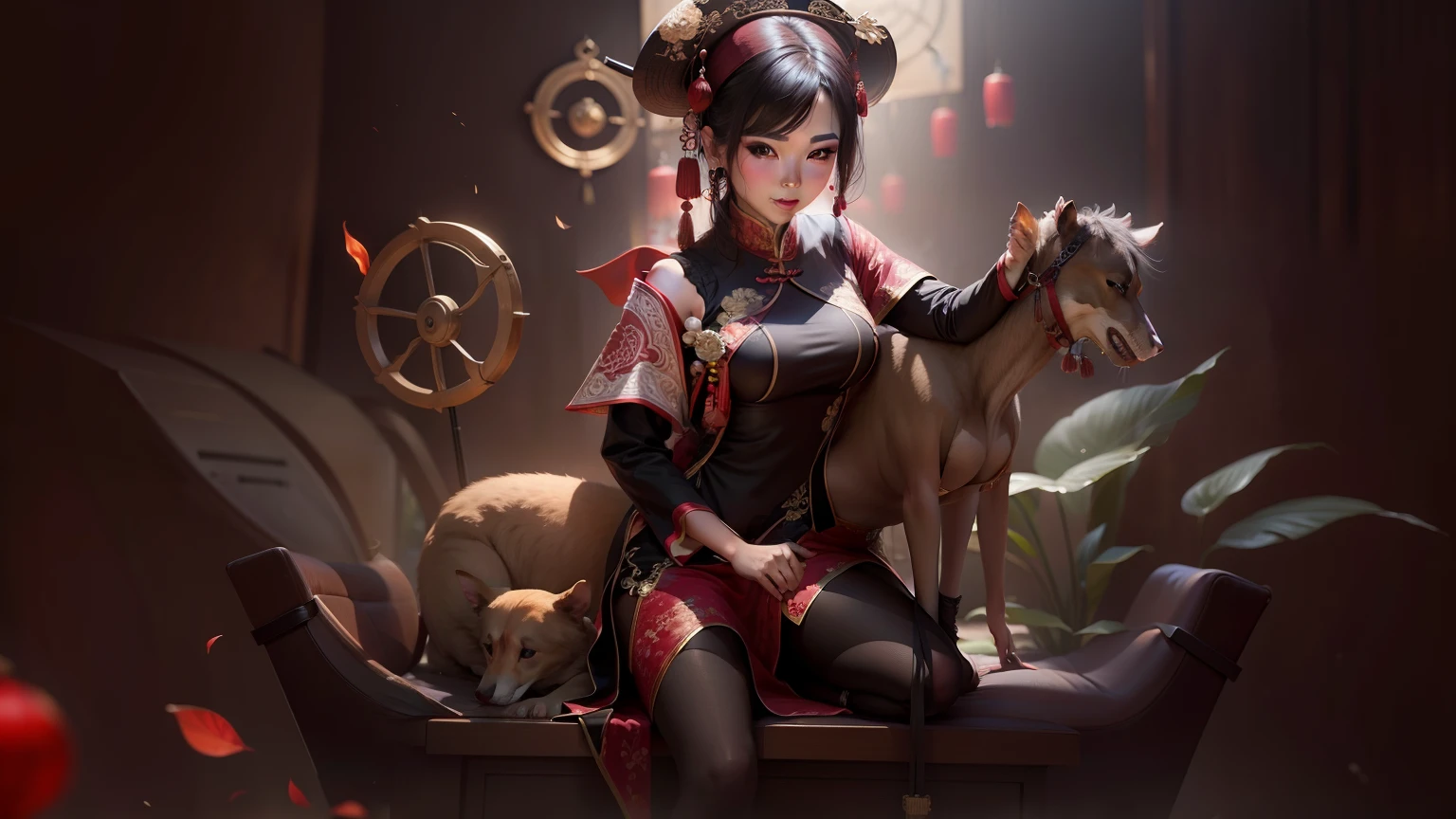 Make china adult, potrait