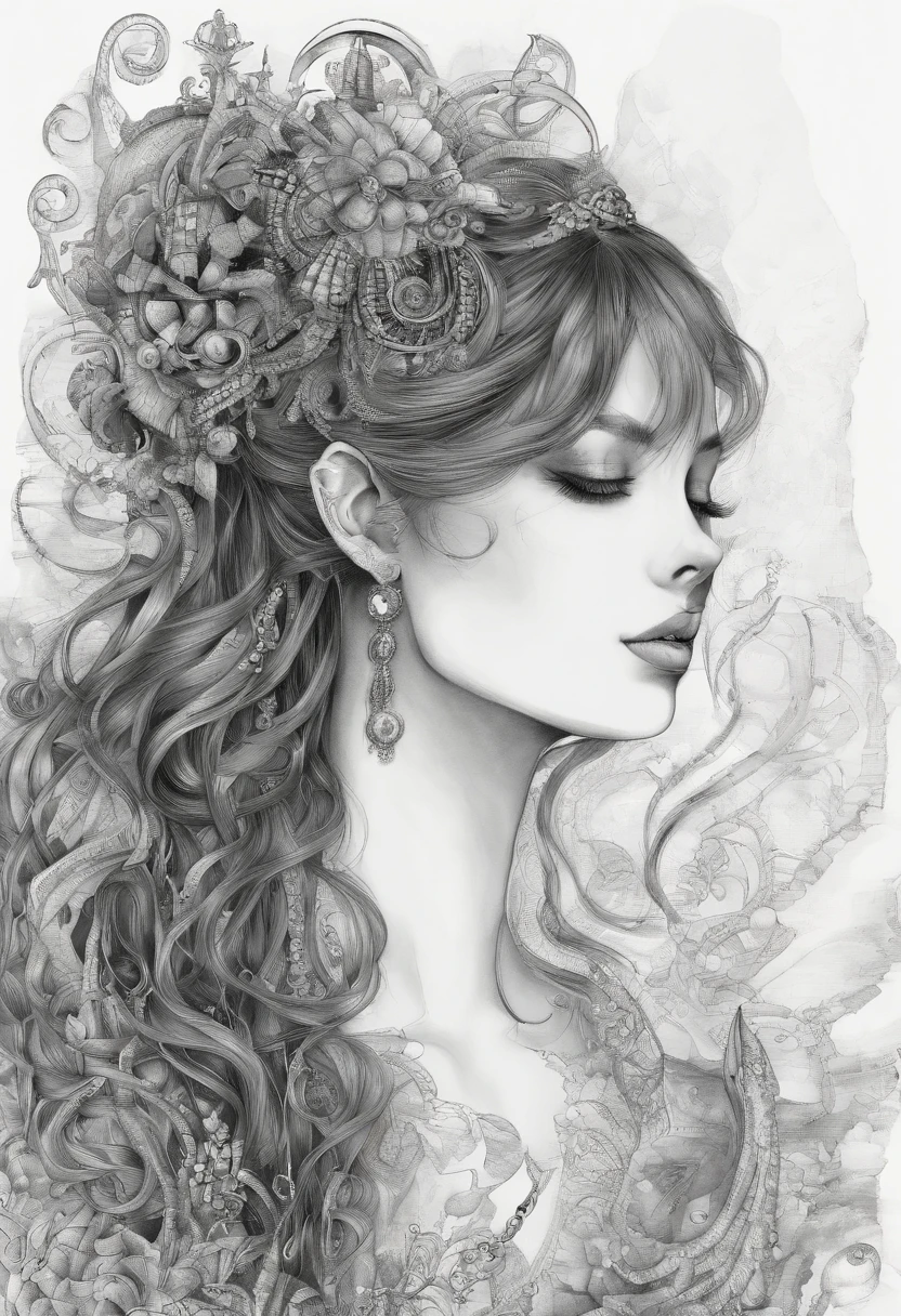 Masterpiece:1.4),, (Best quality:1.4),, Ultra-high RES,, 8K, CG,, (Extremely delicate and beautiful:1.2),,The upper part of the body,, 1girll,, Solo,, fashi-girl,, Mature girl,, , huge tit, Sweet,, , Sea backgroun,the reef,swell sea,Long brown hair,, pony-tail hair,, , Brown eyes,, Closed mouth,, Red lips,, , Face blown away by the wind,, ,Delicate depiction of facial features,almond eyes,Delicate eyeliner。long eyelasher,blue colored eyes,Black pupils,There is starlight in the eyes,Delicate lip detailing,Oil painting quality,Thick painting style, The beauty of Venus,the ocean,foamy,Stand on a huge shell