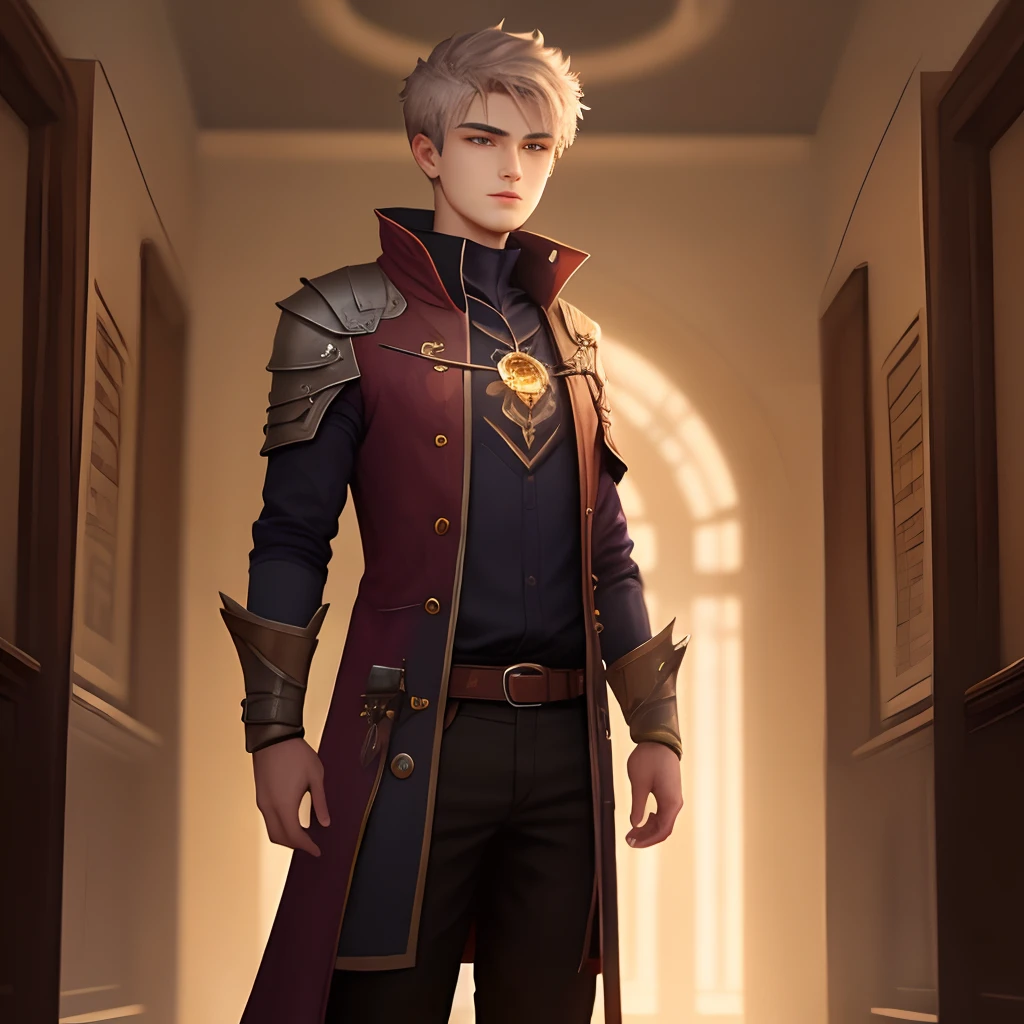 Posture and Attitude:
- He stands tall and confident, emanating wisdom and determination.  His face displays a serene expression, even in the face of imminent danger.  Aelarath is a dedicated student of the arcane arts, always willing to use his knowledge to protect his world from darkness.