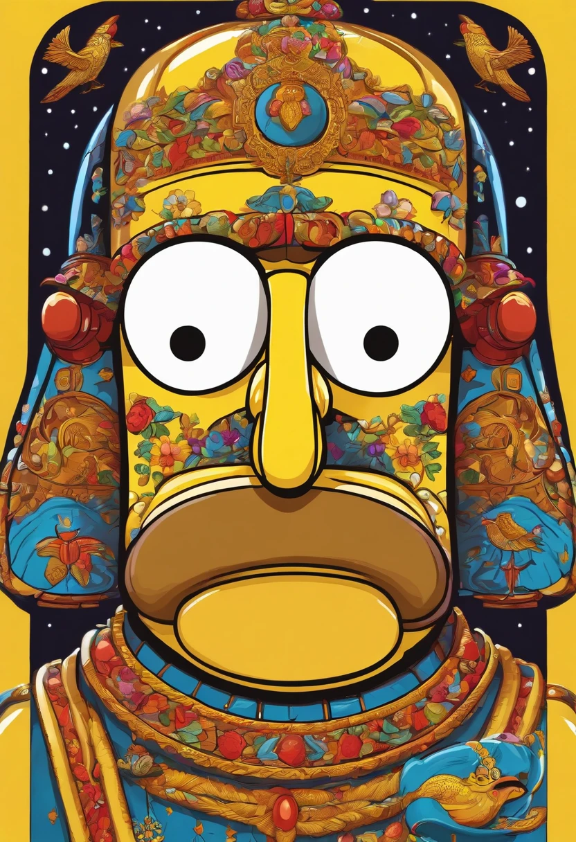 homer simpson em forma de ovo