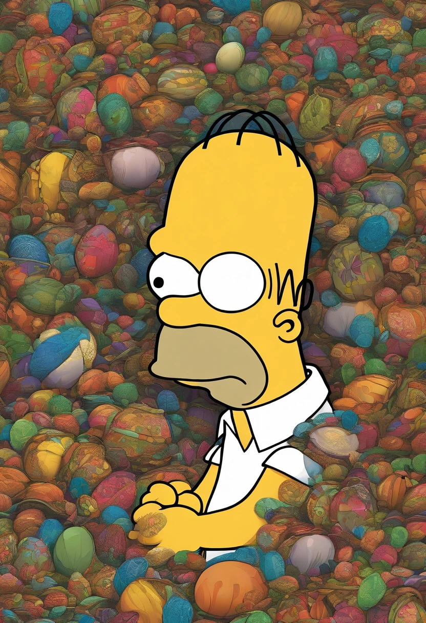 homer simpson em forma de ovo