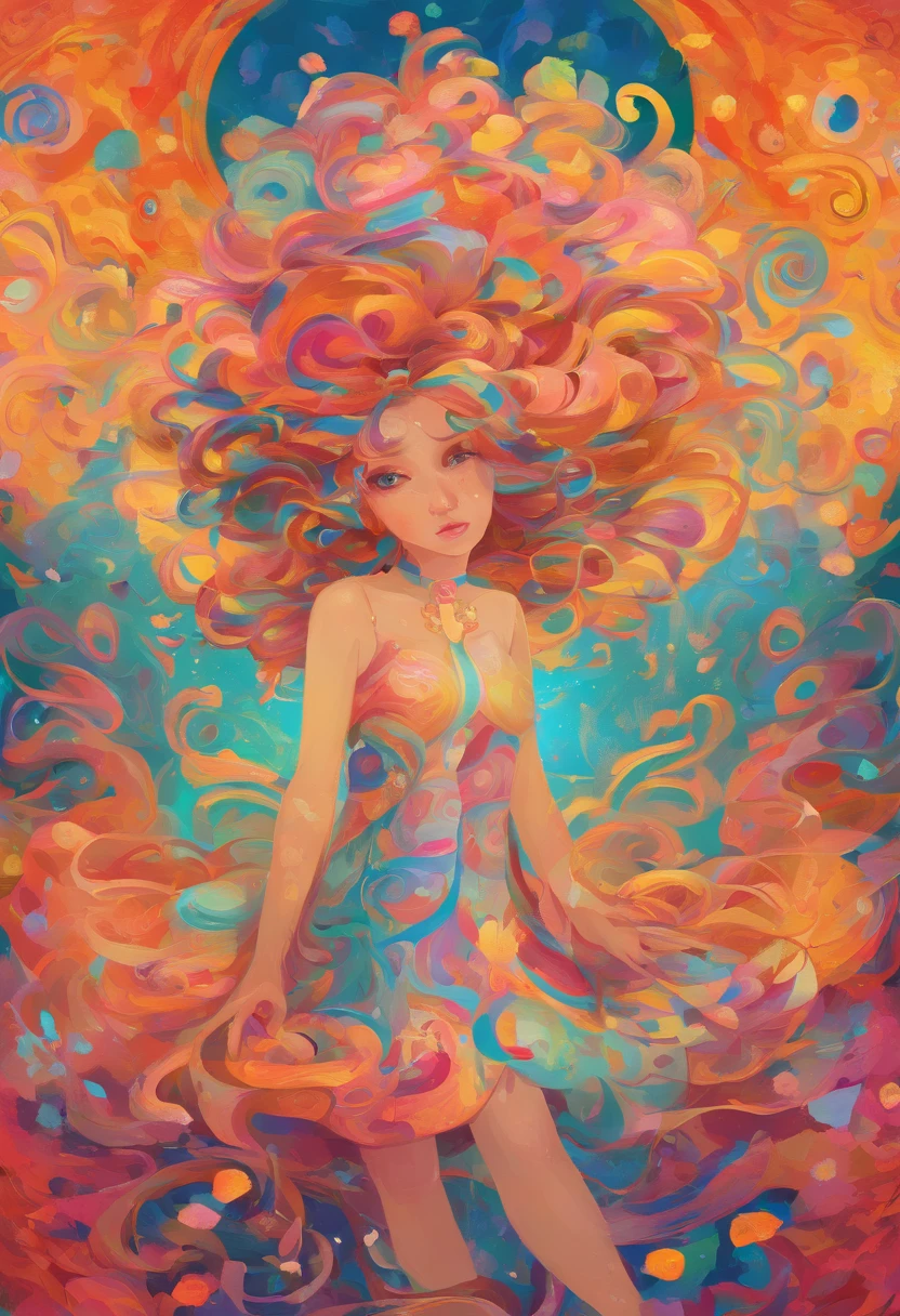 Masterpiece:1.4),, (Best quality:1.4),, Ultra-high RES,, 8K, CG,, (Extremely delicate and beautiful:1.2),,The upper part of the body,, 1girll,, Solo,, fashi-girl,, Thumbelina,Little princess,Blue taffeta court dress,Under huge mushrooms,forest backgrou ,Delicate depiction of facial features,almond eyes,Delicate eyeliner。long eyelasher,greene eyes,Black pupils,There is starlight in the eyes,Delicate lip detailing,Oil painting quality,Thick painting style