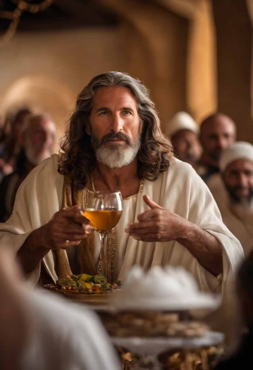 jesus drunk with bootle in his hand