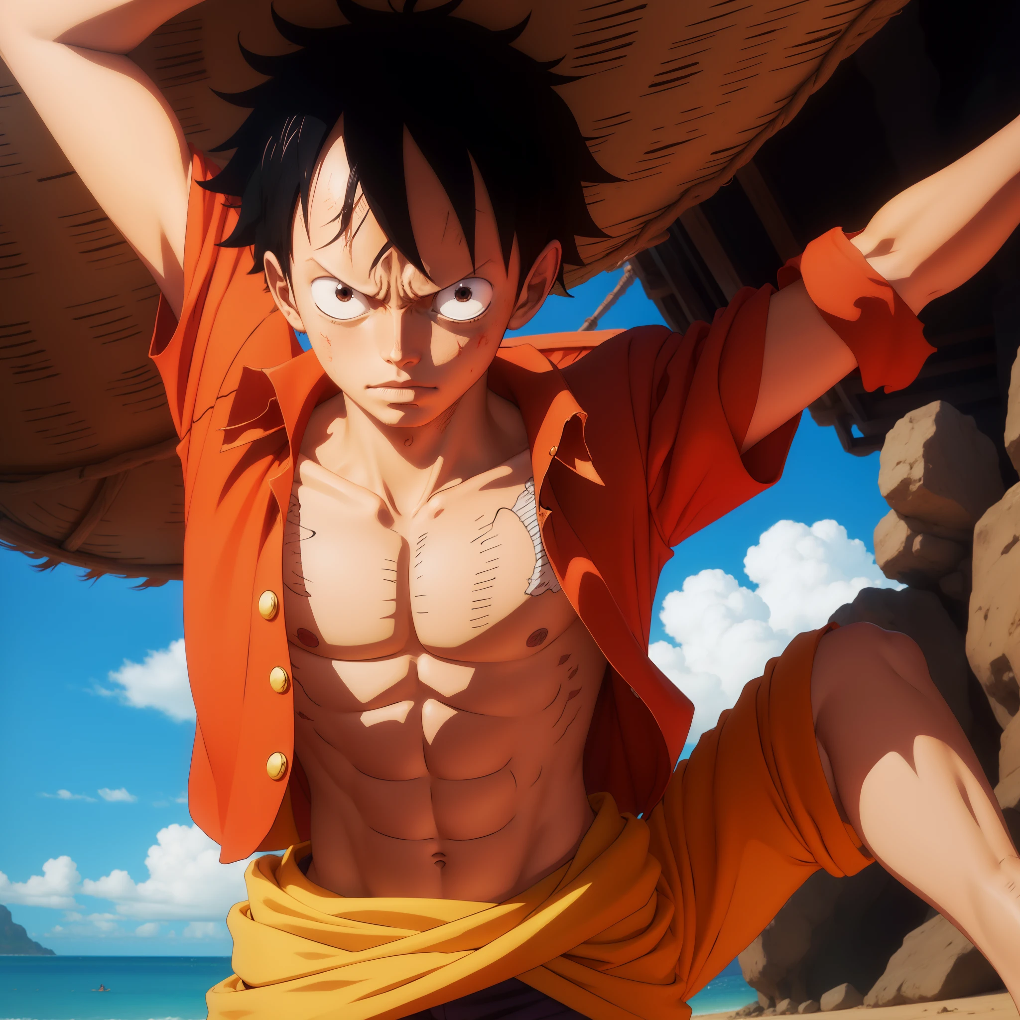 Luffy king of pirates,