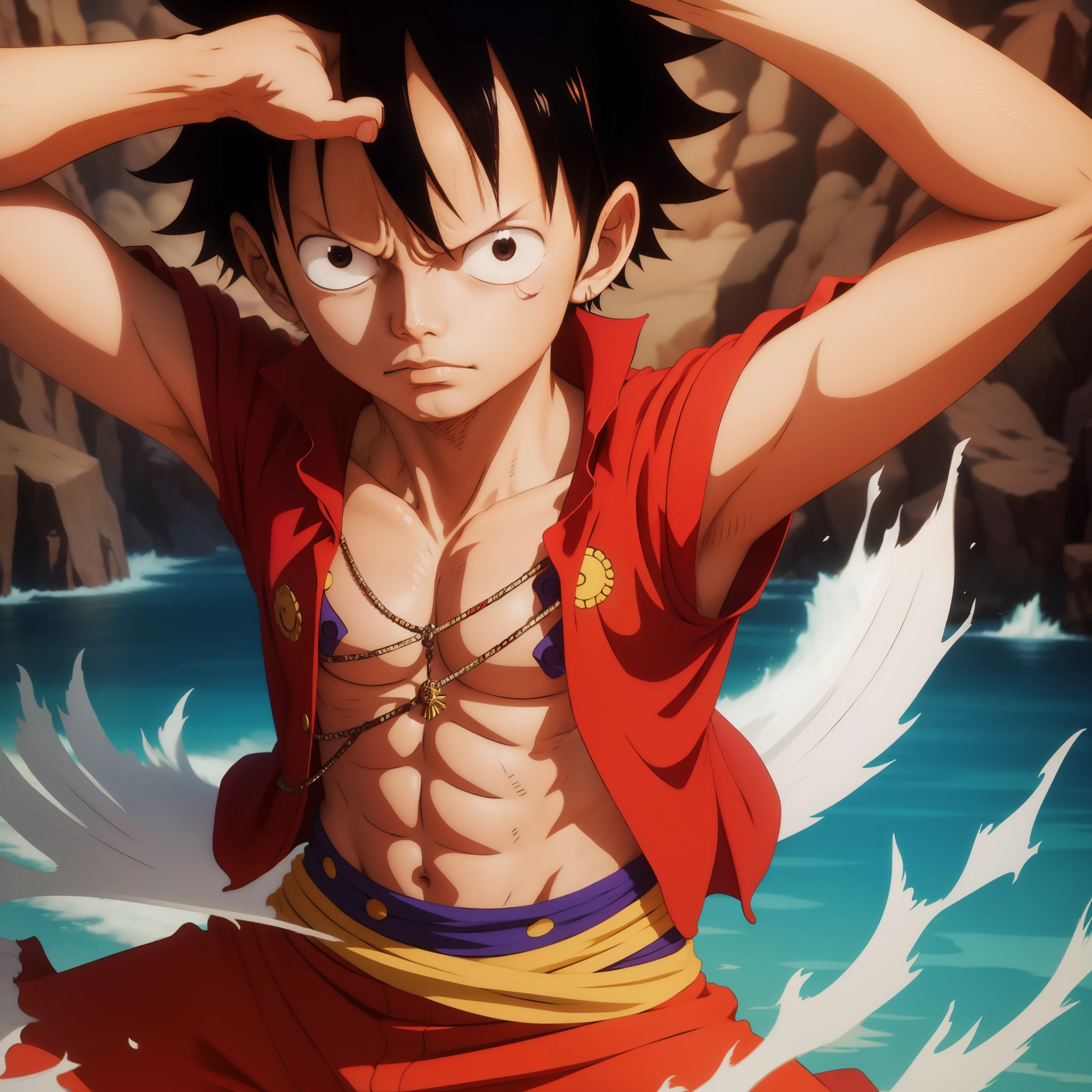 Luffy king of pirates,
