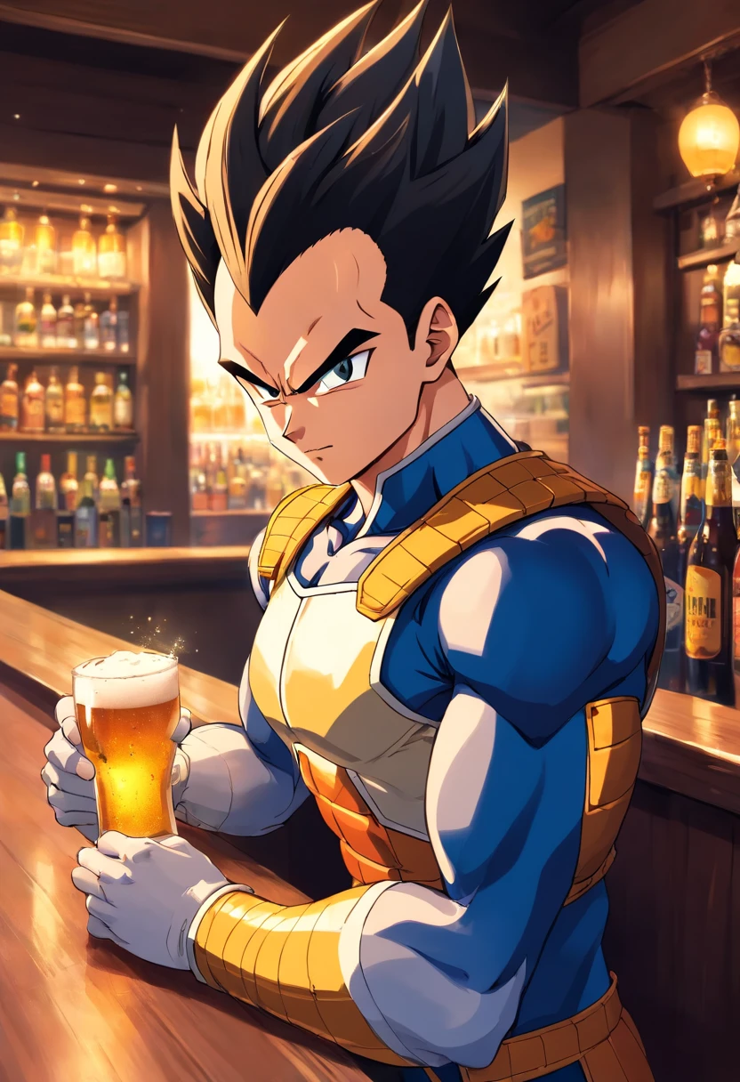 Goku, Drinking beer, On ice, Antarctica