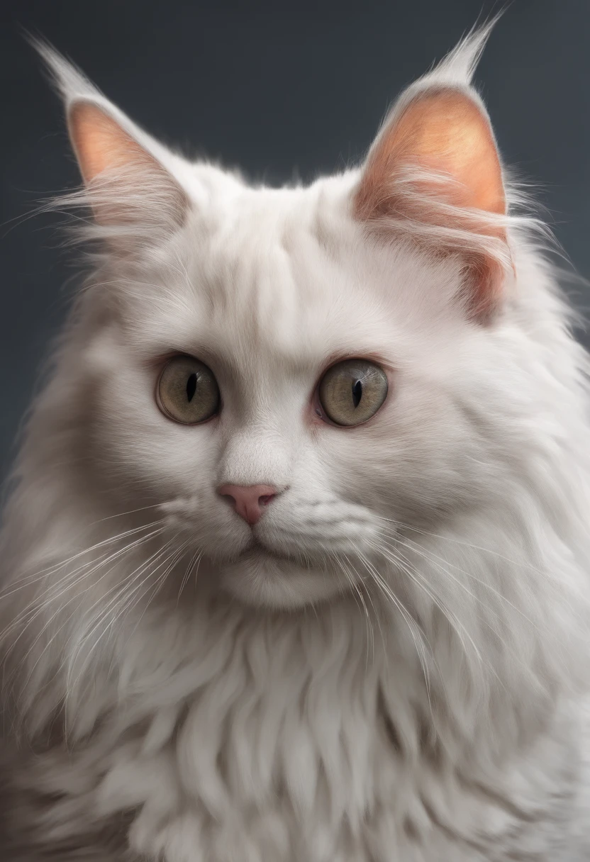 Cute cat,facing at camera,Delicate hair,8K