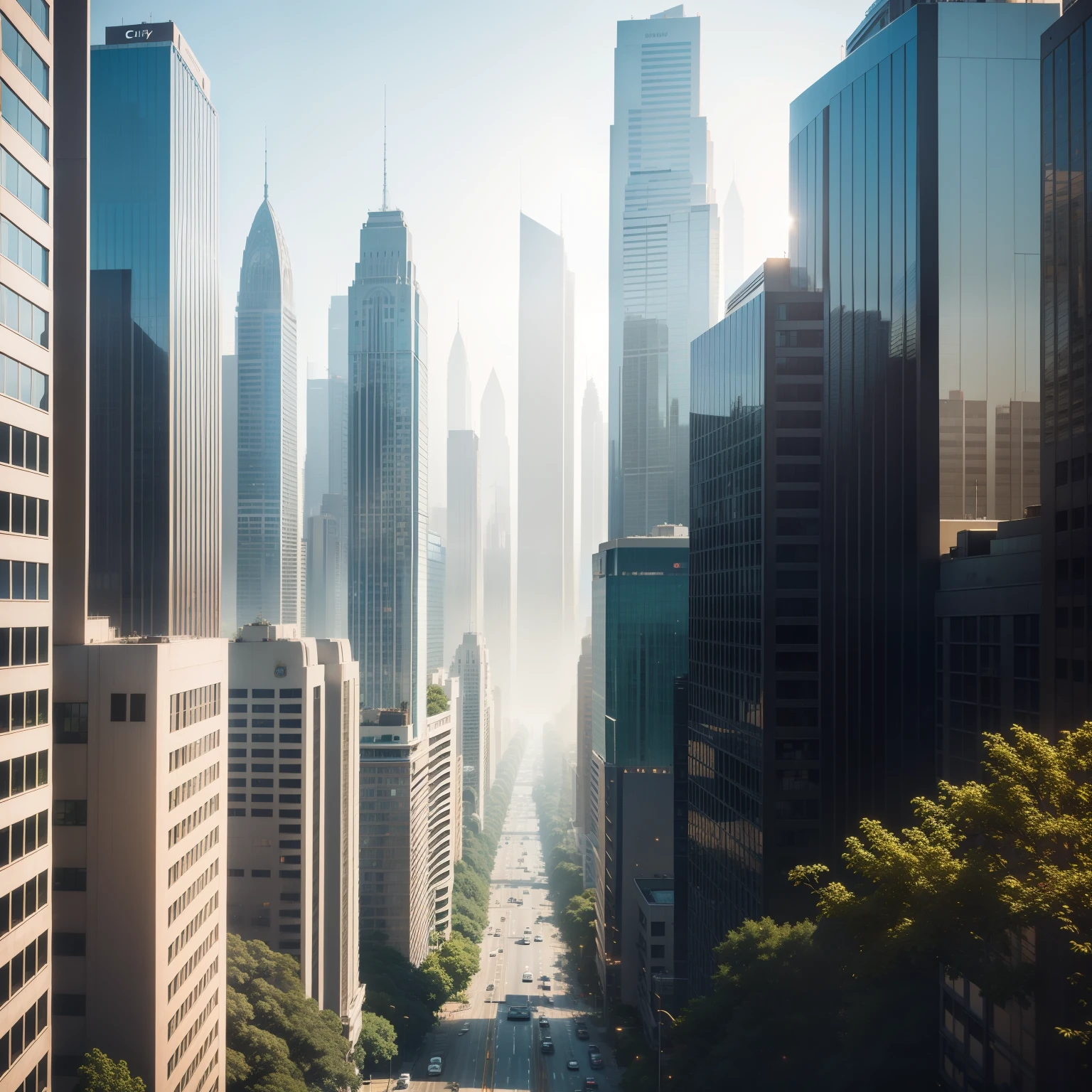 nature background, city blur