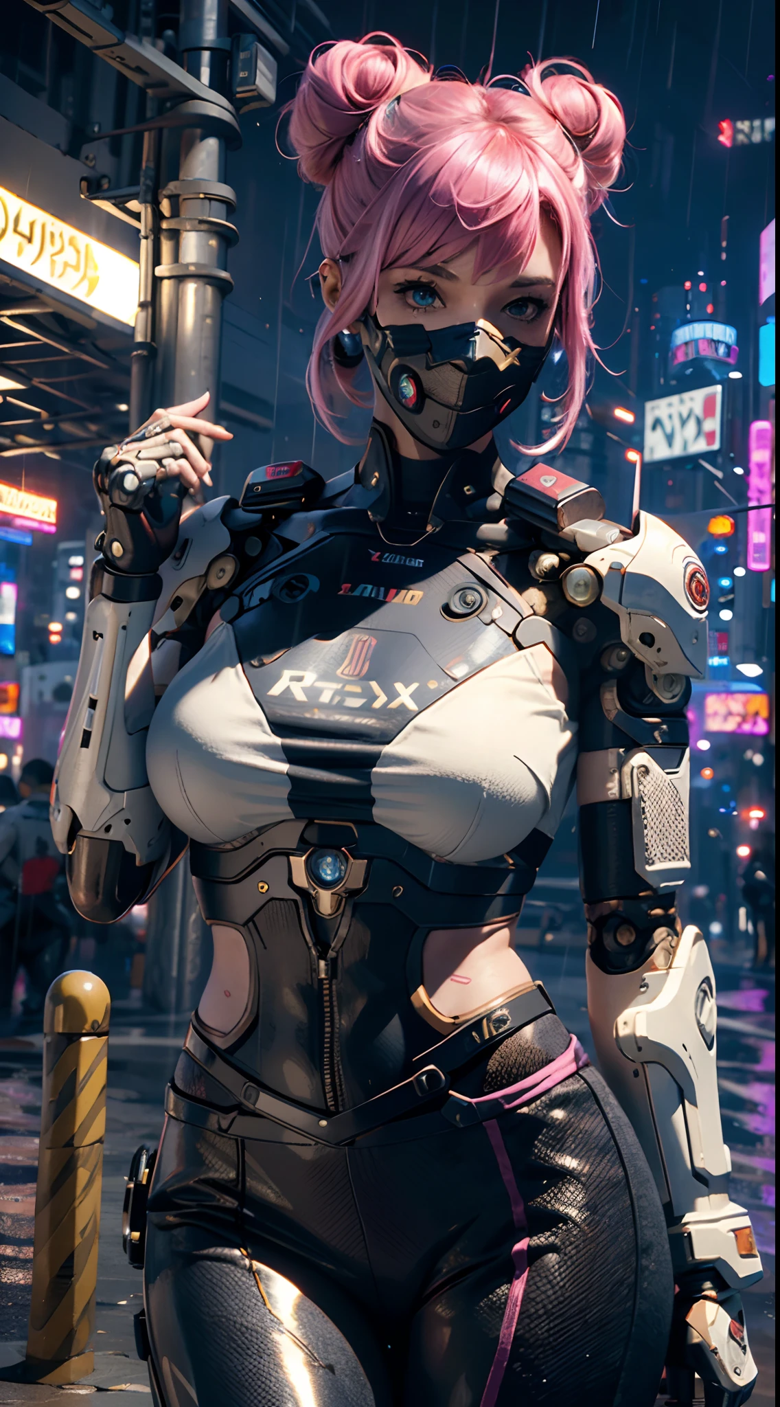 ((Best quality)), ((masterpiece)), (detailed:1.4), 3D, an image of a beautiful cyberpunk female,HDR (High Dynamic Range),Ray Tracing,NVIDIA RTX,Super-Resolution,Unreal 5,Subsurface scattering,PBR Texturing,Post-processing,Anisotropic Filtering,Depth-of-field,Maximum clarity and sharpness,Multi-layered textures,Albedo and Specular maps,Surface shading,Accurate simulation of light-material interaction,Perfect proportions,Octane Render,Two-tone lighting,Wide aperture,Low ISO,White balance,Rule of thirds,8K RAW,