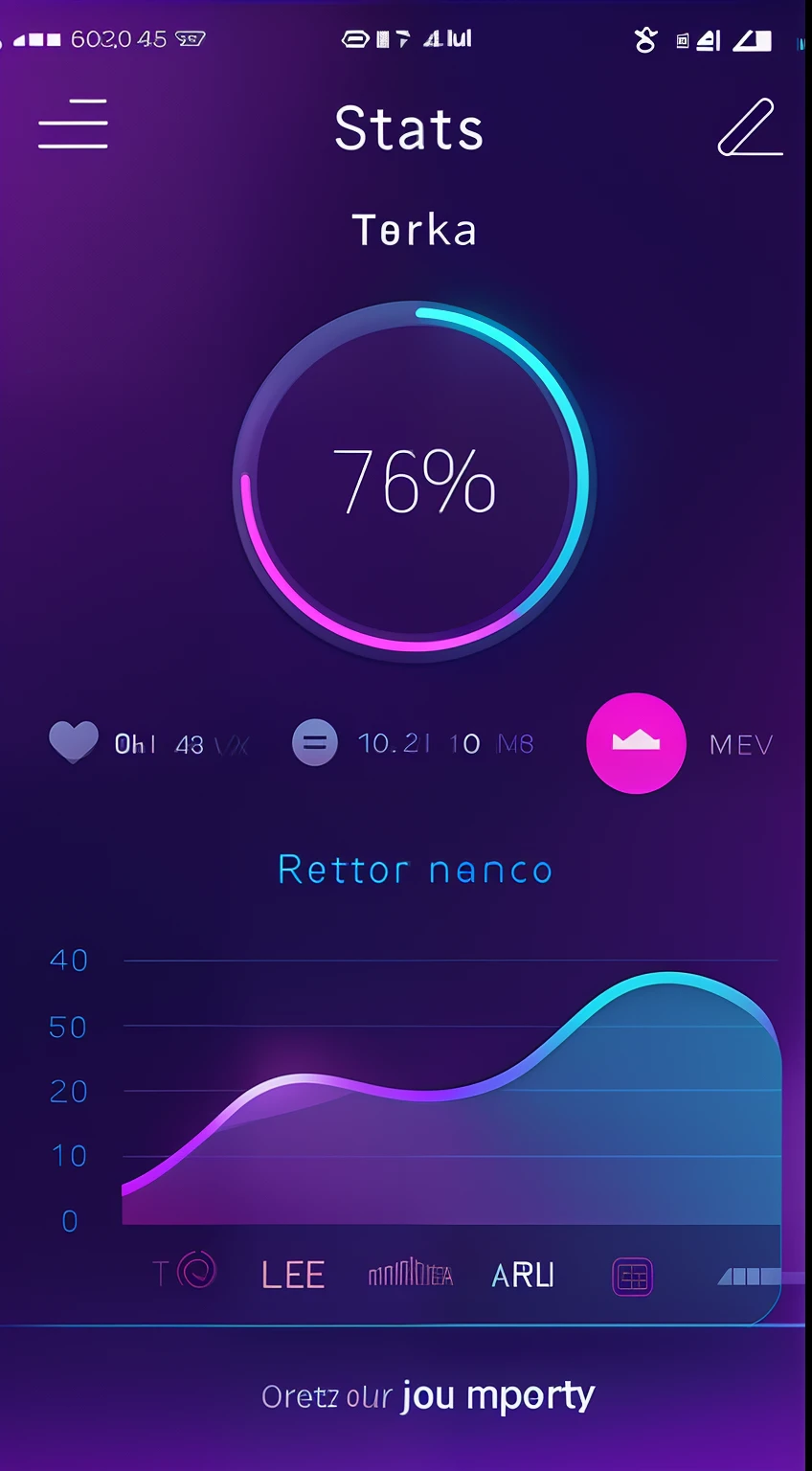 a closeup of a cell phone with a watch on it, digital ui, ui design, Application Stroke, Placa UI, Interface do jogo, Design limpo e simples, Fortemente votado, captura de tela impressionante, tema de cor violeta, tela de teste, drible 8k, nebuloso, mobile app, cor roxa-tema, 🦑 design, Modo escuro, belos gradientes