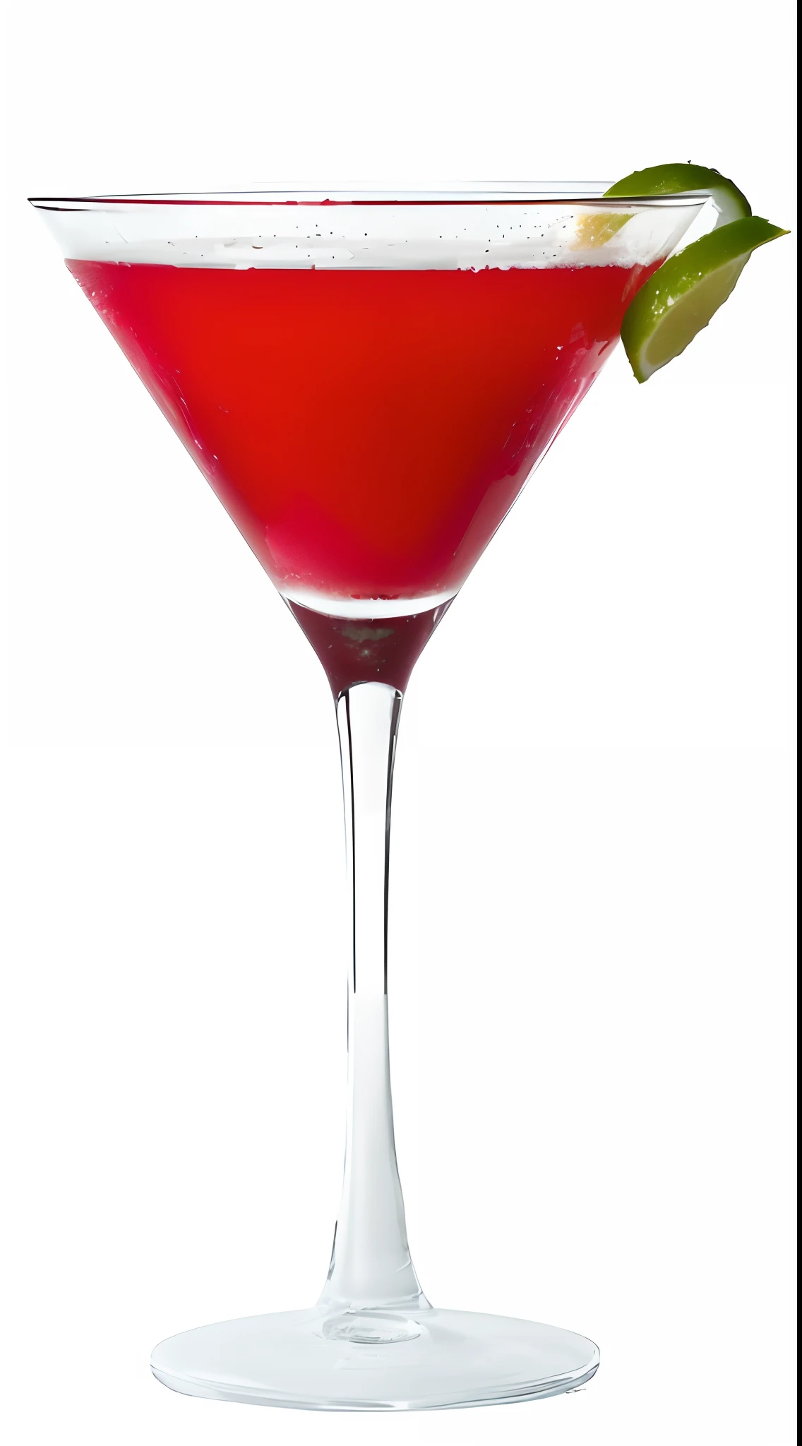 araffy cocktail in a coupe glass with a lime garnish, cosmopolitan, inspired by Cosmo Alexander, inspired by Ndoc Martini, drink, by Ndoc Martini, by Alexander Fedosav, golondrinas, bar, inspired by Carlo Martini, very intense, drinking cocktail, crimson, holiday season, modern crystal martini glass, body shot