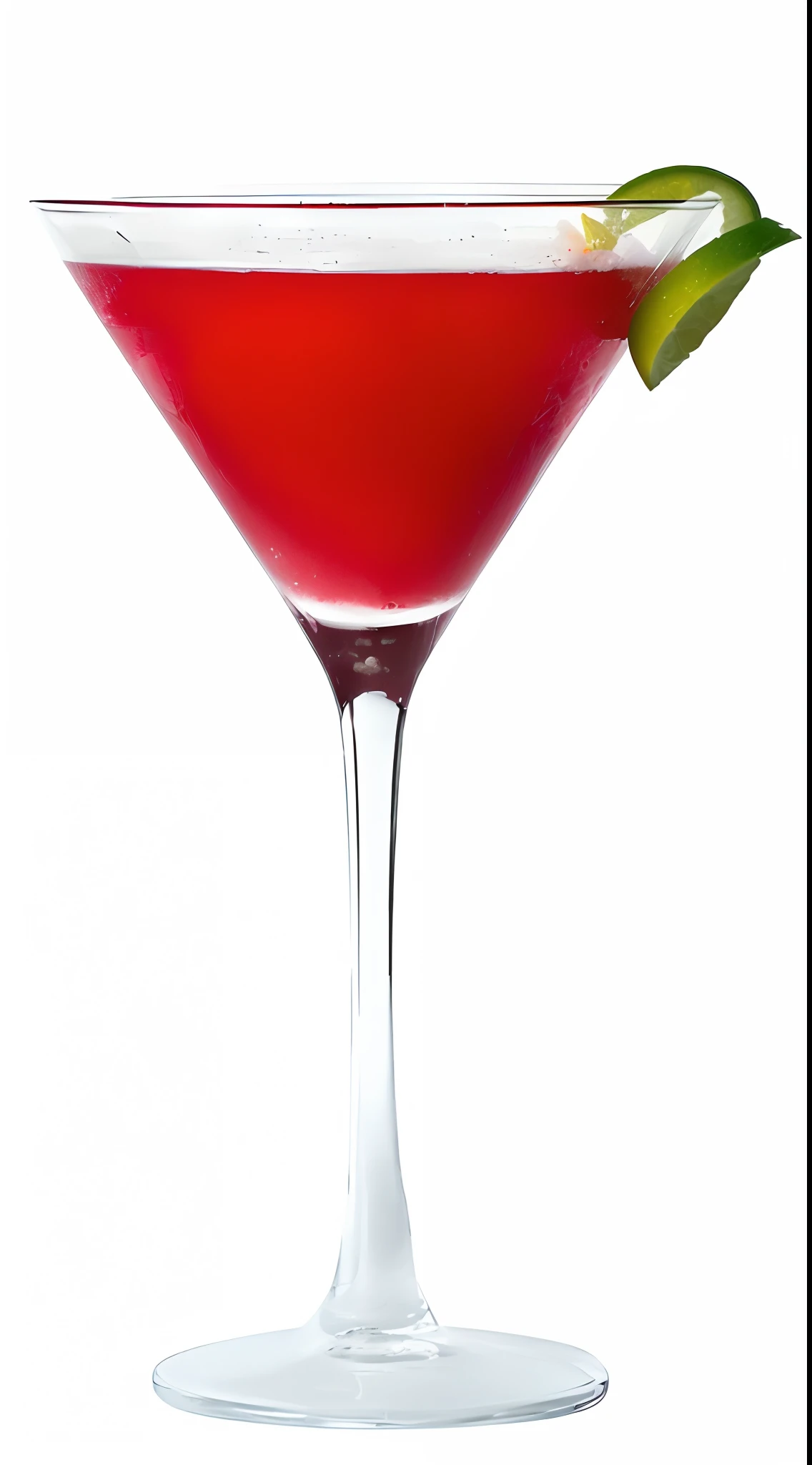 araffy cocktail in a coupe glass with a lime garnish, cosmopolitan, inspired by Cosmo Alexander, inspired by Ndoc Martini, drink, by Ndoc Martini, by Alexander Fedosav, golondrinas, bar, inspired by Carlo Martini, very intense, drinking cocktail, crimson, holiday season, modern crystal martini glass, body shot