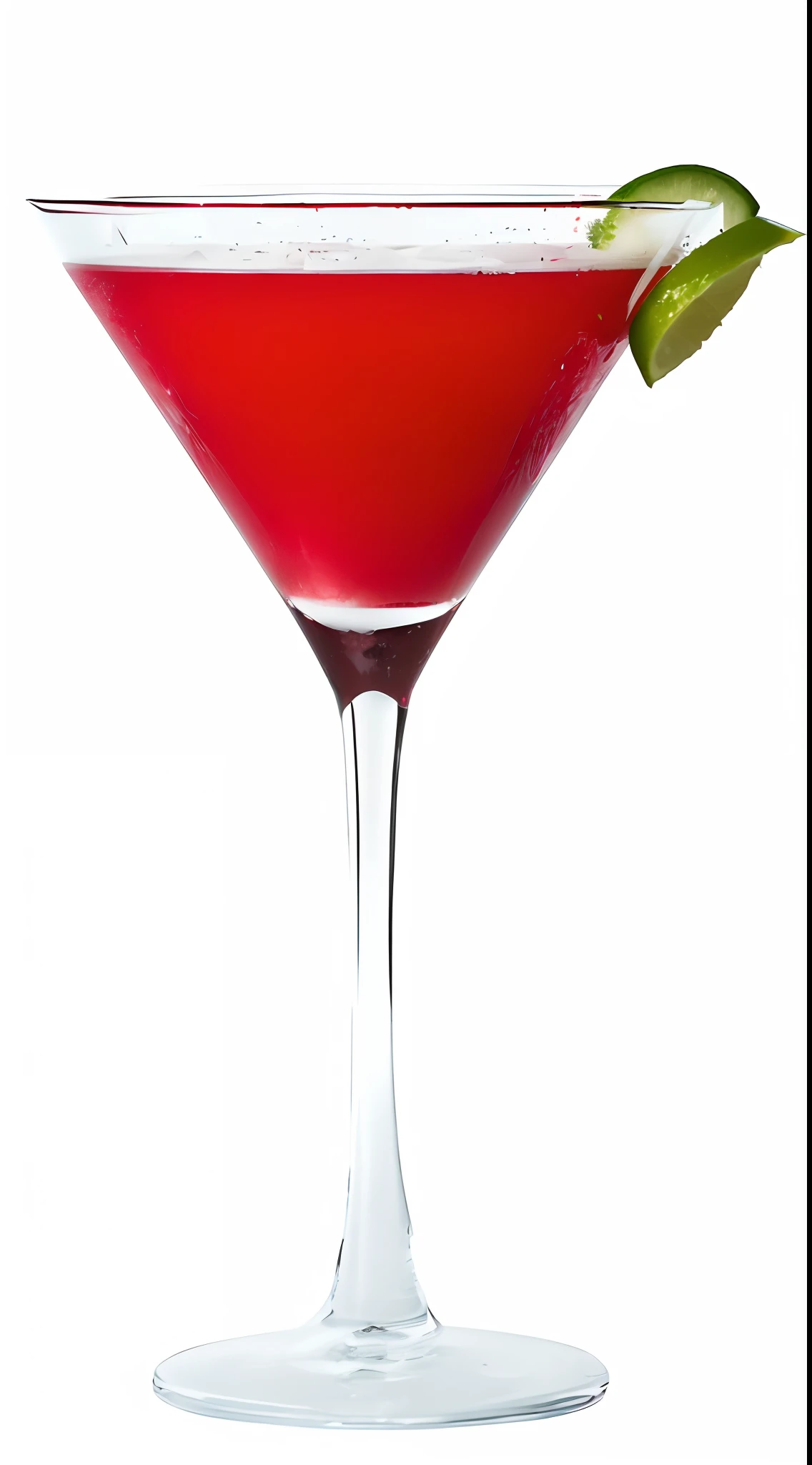 araffy cocktail in a coupe glass with a lime garnish, cosmopolitan, inspired by Cosmo Alexander, inspired by Ndoc Martini, drink, by Ndoc Martini, by Alexander Fedosav, golondrinas, bar, inspired by Carlo Martini, very intense, drinking cocktail, crimson, holiday season, modern crystal martini glass, body shot