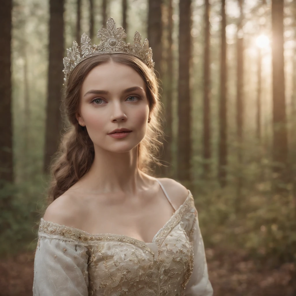 Illustration for a traditional Russian fairy tale "Vasilisa is beautiful"