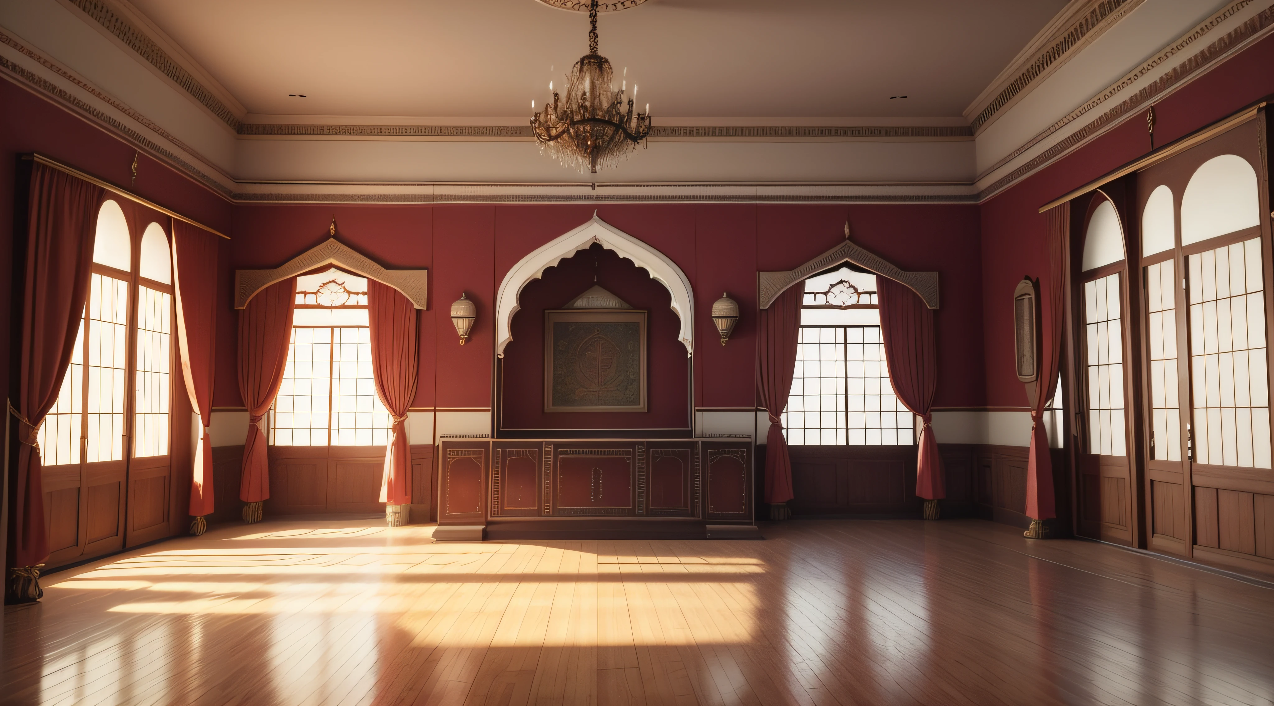indian palace house. HD, 8K, 4K photorealistic, realistic, hyper realistic, coherent and clear image, consistent and clean image, highest resolution, highest quality, detailed environment and background.
