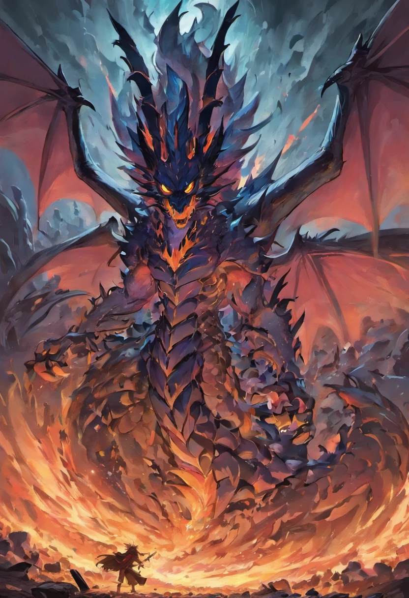 Capture the essence of eternal chaos and impending doom in this masterful graffiti rendering by the renowned artist. "Majestade do Inferno: The Malevolent Dragon" It's a visual symphony of darkness and despair, A haunting portrait of a world on the brink of destruction.
The heart of the composition is the malevolent dragon, A creature of unfathomable power and evil. Seu corpo sinewy bobina como uma tempestade tempestuosa, each trace of graphite emphasizing its strength and dominance. The dragon's eyes burn with an otherworldly fire, a sinister glow that pierces the very soul of those who dare to meet his gaze. Seus dentes, sharp as obsidian blades, drip with a poisonous anticipation.
As the dragon retreats, Its colossal wings unfurl like the tattered remains of a fallen kingdom, projetando uma sombra sinistra sobre a terra queimada abaixo. The skies are choked with smoke and ash, A testament to the devastation that follows in its wake.
Mas em meio ao caos, uma cidadela outrora poderosa ergue-se, Now a decadent bastion of resistance against the dragon's reign of terror. Chamas lambem suas paredes, devorando a grandeza que outrora definiu esta majestosa fortaleza. The juxtaposition of the ominous presence of the dragon and the fragile beauty of the burning citadel serves as a poignant reminder of the fragility of power and the inevitable march of time.
The artist's meticulous use of graffiti allows for an impressive interplay of light and shadow, lending depth and texture to each stroke. The viewer is transported to a realm where fear and dread collide, where the sinister dance of the dragon and the flames is frozen in an eternal moment of chaos.
"Majestade do Inferno: The Malevolent Dragon" it is more than a mere work of art; It is an experience that invites the audience to contemplate the eternal struggle between destruction and resilience, Poder e vulnerabilidade. The artist's deft hand and keen eye have created a masterpiece that will forever haunt the imagination of the