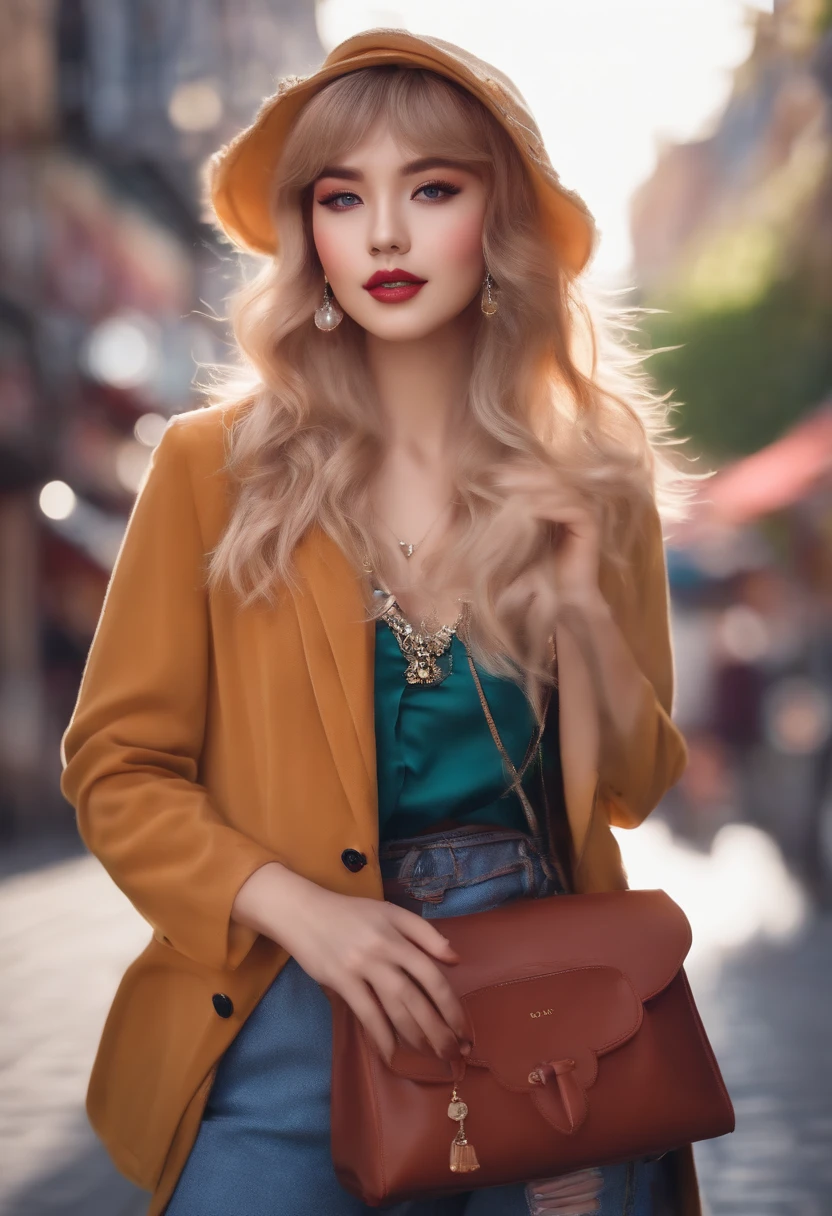 Beautie kawaii pure AS-Adult realisitic In the street