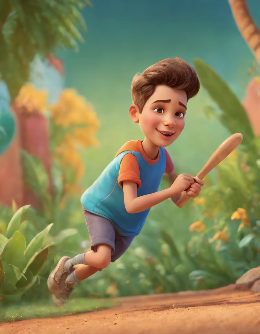 sports illustration style illustration for children's book, vibrant colors, editorial, painting illustration, hyper detailed, fine details, sharp lines