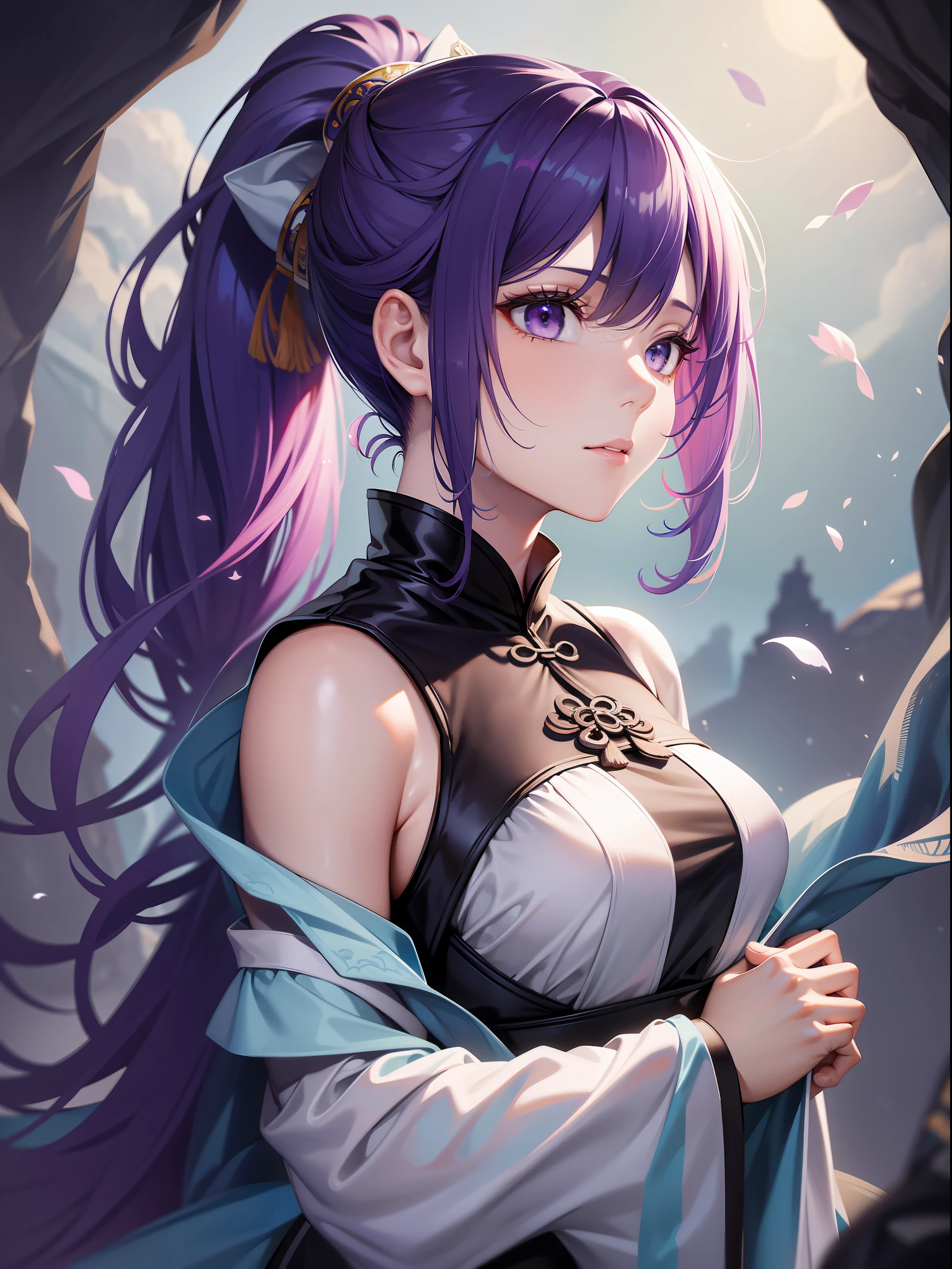 Blue-violet tones