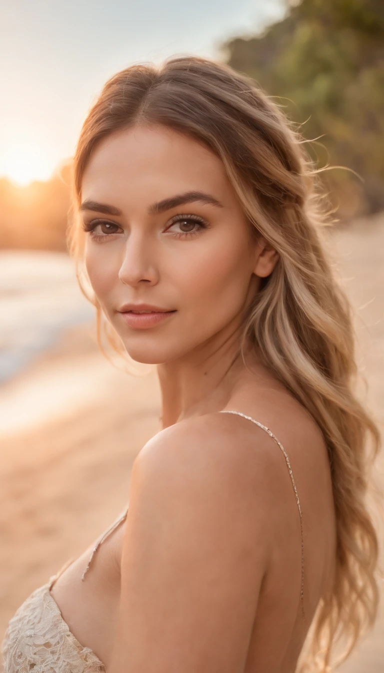 Hawaii,a lovely Extremely low angle full-length photo of a gorgeous young blonde girl in braids and bikini straw hat on the beach in sexy pose, looking at the camera with a mischievous smile, beach,Coconut trees, sea, waves, waterao Fundo, uma praia, Beautiful face and naïve look, Sardas, uma Foto proFissional perFeita, Filmado na Canon PowerShot G7 X Mark II, Portra Kodak 400, view from below, F/1.8 lentes, lente tilt-shiFt, editorial premiado,Glamour photo capturing extraordinary natural landscape and subject with exceptional detail and vibrant colors, tilt angle perspective, hot summertime, Ethereal, Pose Feminina sexy instagram, musa, Glamour, breathtaking beauty, Moody aerial light, romantic soft lighting, magic hour, Luz dourada em cena, Last Light of Sunset, Luz e sombra lindas, hiper-detalhado, lindamente codiFicado por cores, Fotorrealista, clean sharp focus, proFundidade de campo, Dynamic angle, Bokeh foto realista,cowboy shot