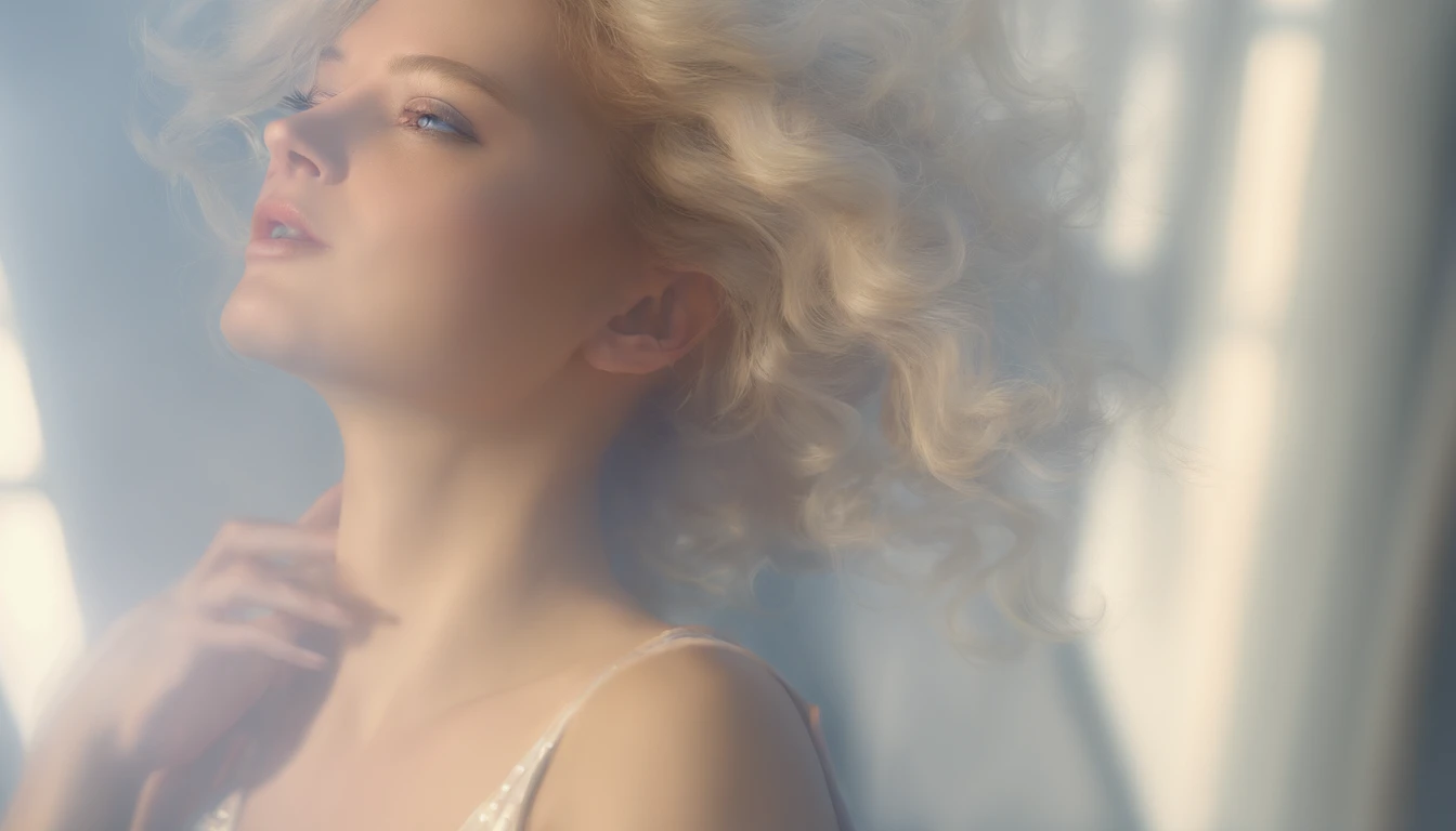 (best quality,4k,8k,highres,masterpiece:1.2),ultra-detailed,(realistic,photorealistic,photo-realistic:1.37),portrait,sensual,erotica,nude:
beautiful woman with pale skin, around 18 years old, standing gracefully with confidence, her body fully exposed, showcasing her natural beauty and elegance. Her long, curly blond hair falls gently around her shoulders, framing her face as if it were a work of art. The soft, natural lighting enhances the delicate features of her face, highlighting her captivating eyes and the subtle curves of her lips. Her legs are slightly apart, revealing her intimate parts, tastefully depicted with a sense of allure and sensuality. The overall composition exudes a sense of intimacy and vulnerability, inviting the viewer to appreciate the beauty of the human form. The colors are vibrant and harmonious, adding depth and richness to the scene. The attention to detail is impeccable, capturing every intricate contour and texture of her skin. The realism of the image is remarkable, evoking a strong emotional response from the viewer.