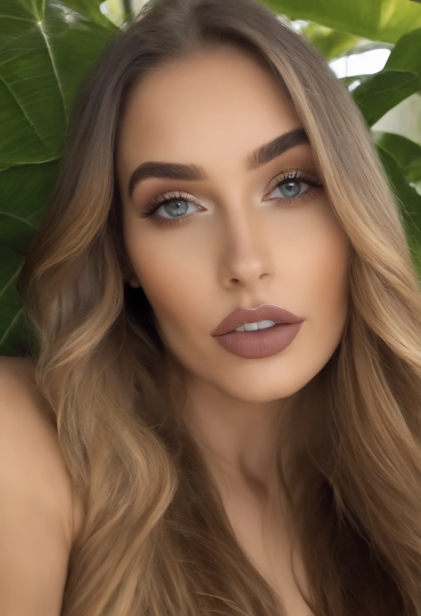 mulher arafed com regata e calcinha combinando, menina sexy com olhos azuis, Retrato Sophie Mudd, cabelos castanhos e olhos grandes, selfie de uma jovem mulher, Olhos do quarto, Violeta Myers, sem maquiagem, maquiagem natural, Looking directly at the camera, Rosto com ArtGram, maquiagem sutil, Impressionante tiro de corpo inteiro, no quarto, clivagem