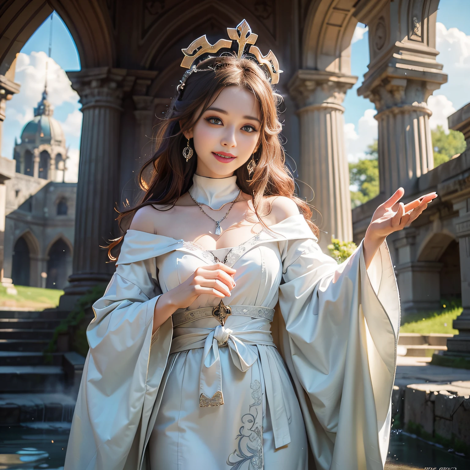 Branca de neve futurista robo