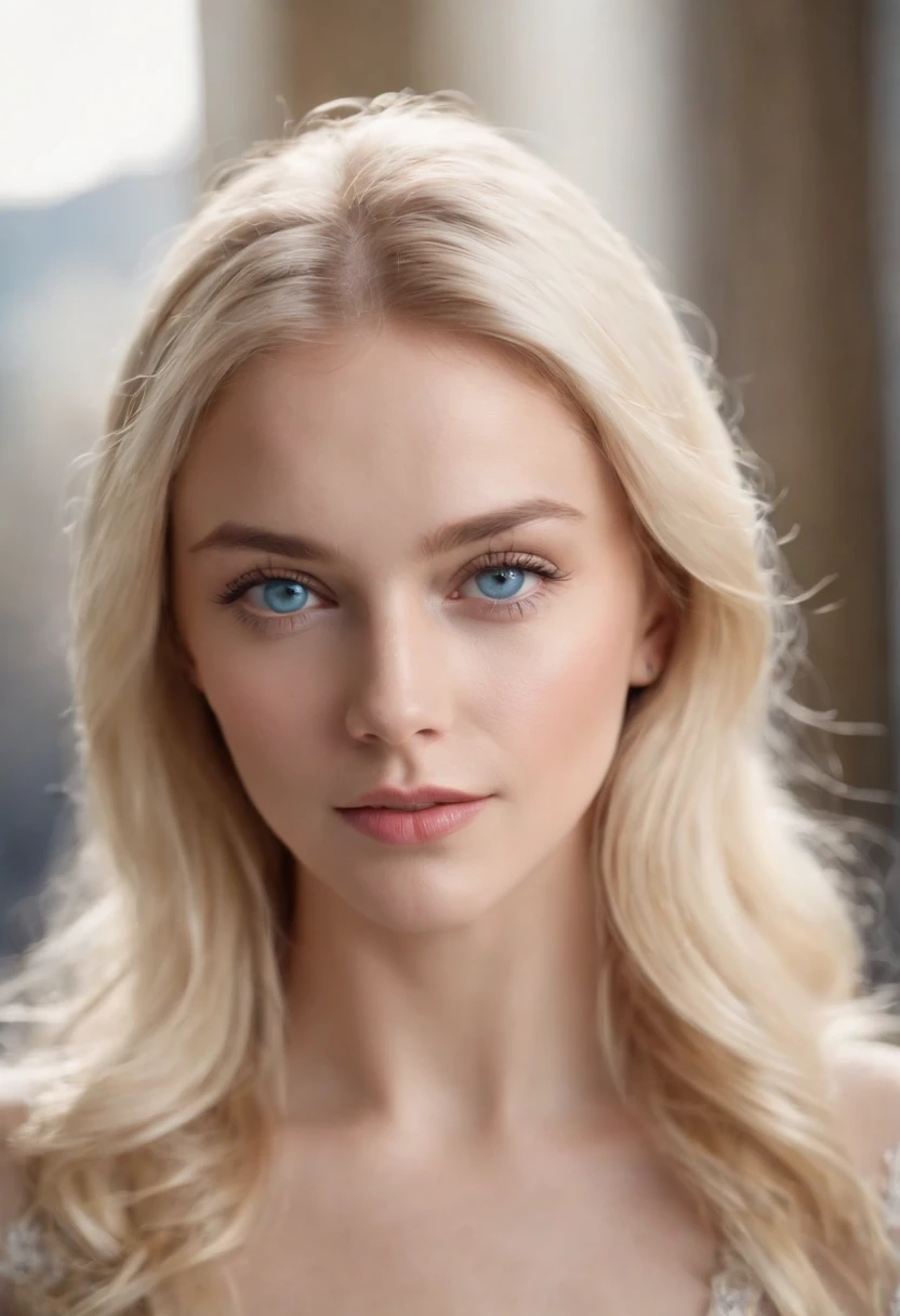 female women girl pretty blonde hair long, blue eyes,