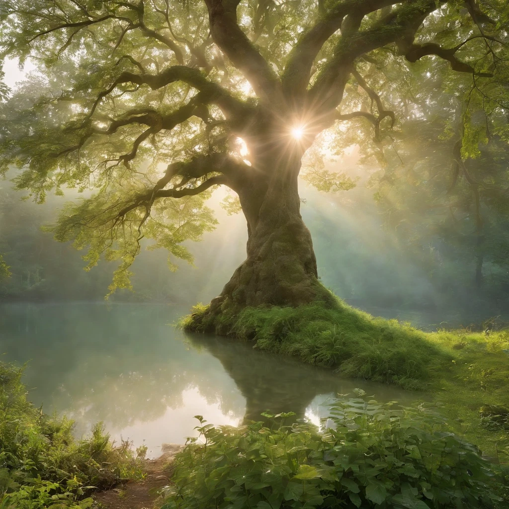 (best quality,4k,8k,highres,masterpiece:1.2),ultra-detailed,(realistic,photorealistic,photo-realistic:1.37),imaginary landscape,mysterious atmosphere,enchanted forest,mythical creatures,ancient ruins,glowing ethereal light,unseen wonders,colorful flora and fauna,breathtaking mountains and valleys,hidden waterfalls and streams,golden rays piercing through the trees,mystical fog and mist,magical glow at dusk,mythological gods and goddesses,whispering wind through the leaves,serene reflection on the lake surface,giant mythical tree with hanging vines,crystal clear skies with shimmering stars,peaceful harmony between nature and creatures,hidden paths leading to unknown adventures,wisdom and knowledge preserved in ancient books,majestic castles and temples,spellbinding sunsets and sunrises over the land,enchanted music playing in the background,diverse landscapes from snowy peaks to lush meadows,discovery and exploration of a legendary world.
