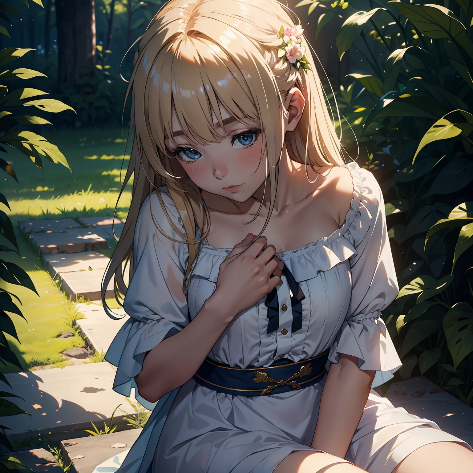 "You're asking me to put my head on your lap, How Innocence Gently Bends Over."