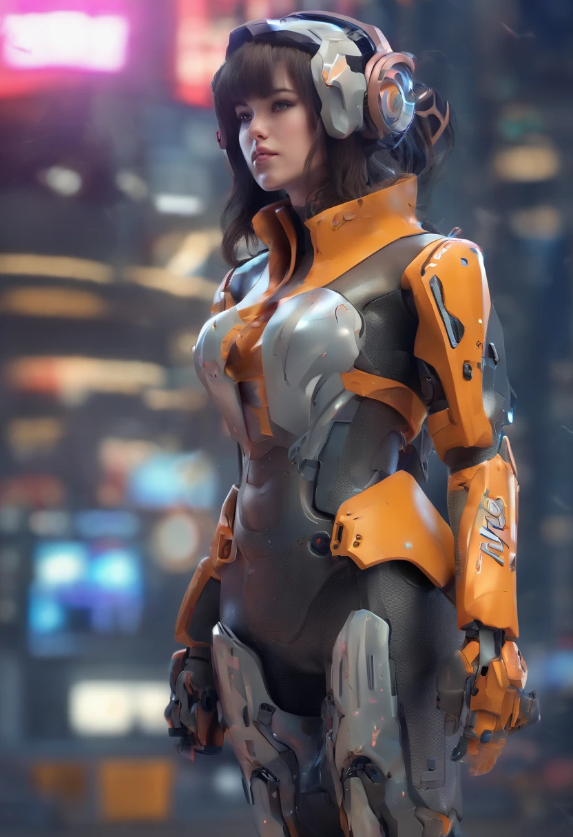 Cyber Mecha Pretty Girl