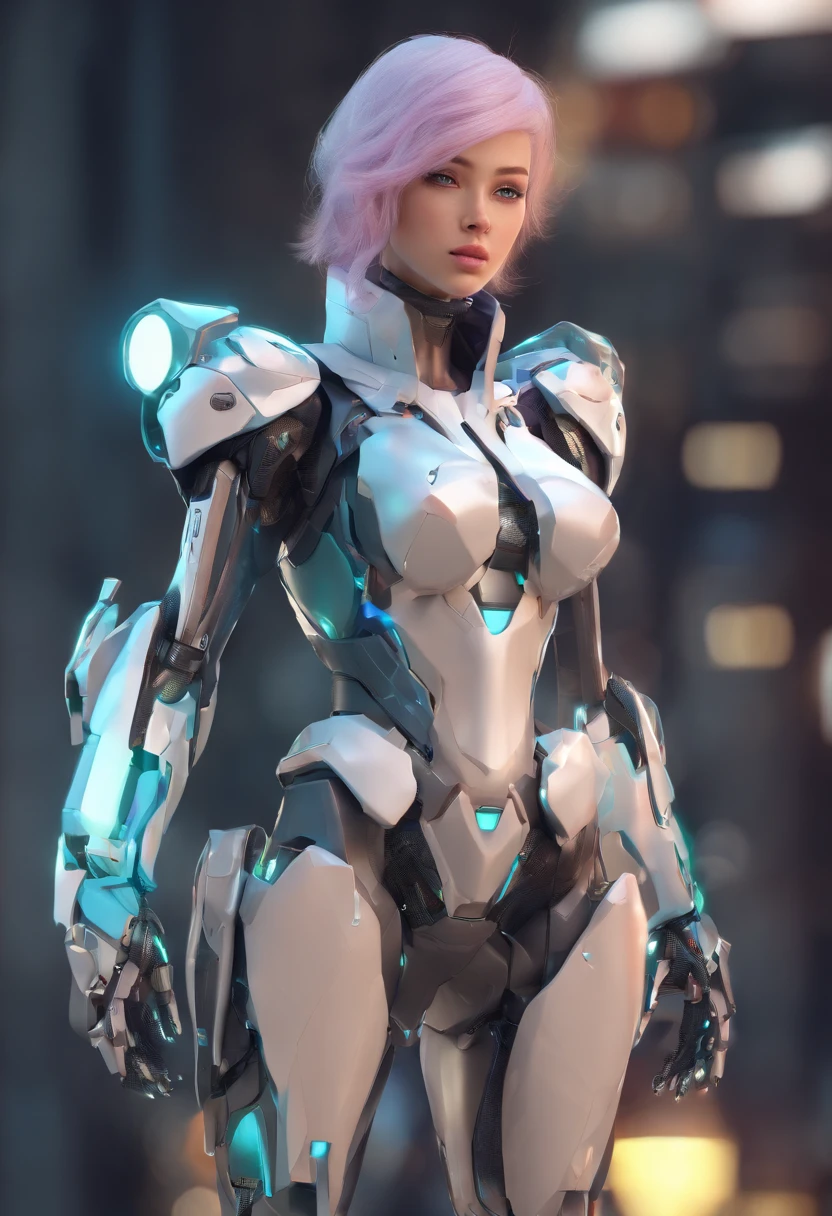Cyber Mecha Pretty Girl