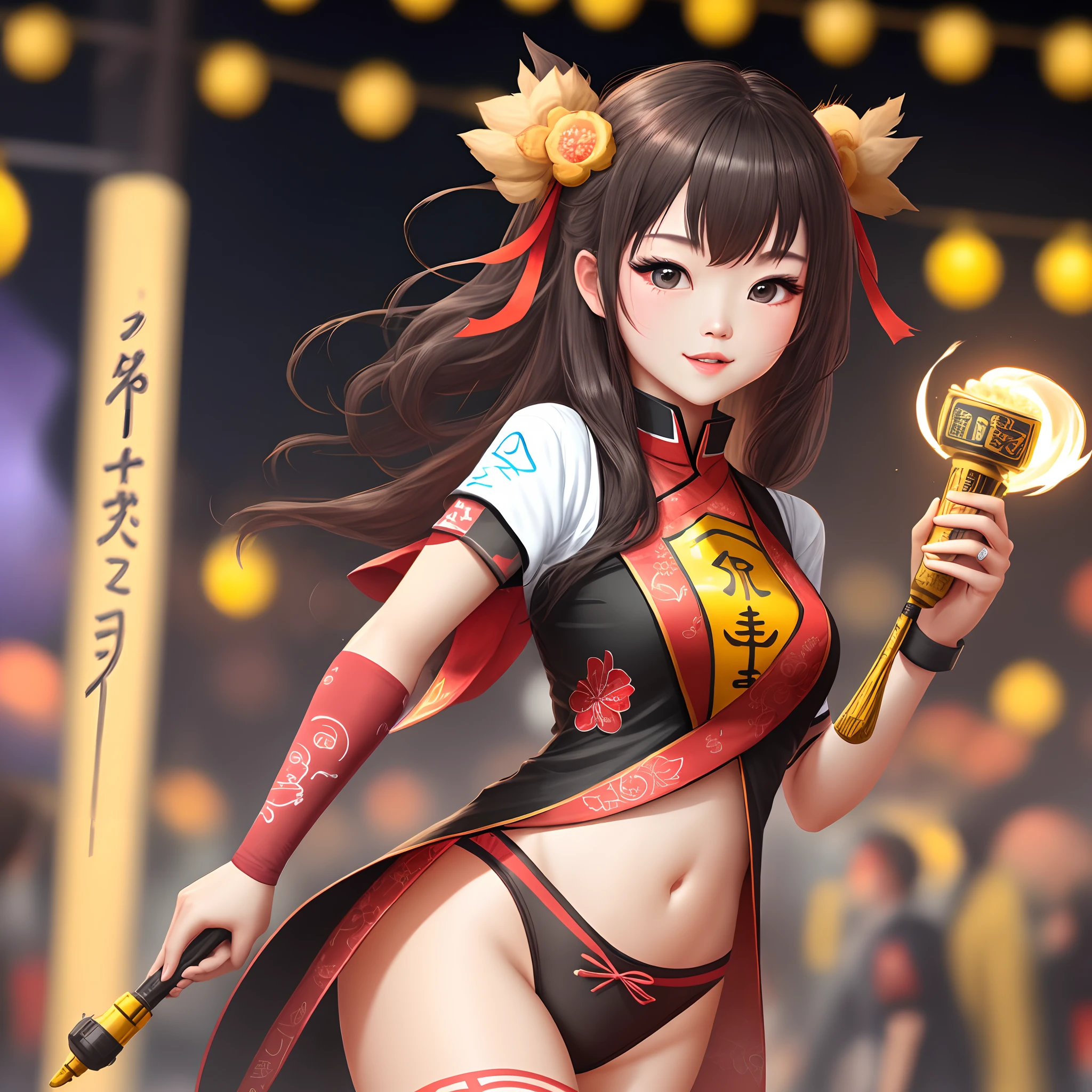 Yi Torch Festival girl