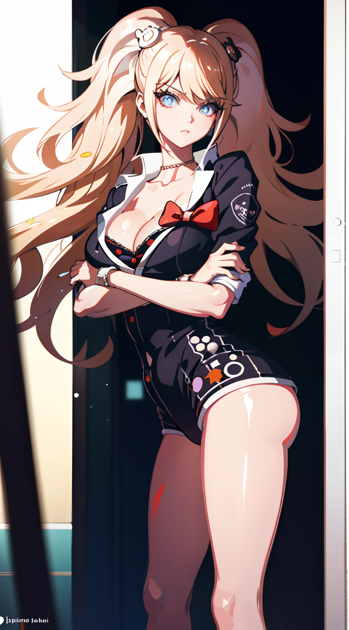 anime girl with big breast posing in front of a window, seductive anime girls, Ilya Kuvshinov. 4 k'', ilya kuvshinov and artgerm, attractive anime girls, artgerm and ilya kuvshinov, | fine detail anime, Surrealism female students, Surrealism female students, oppai, Detailed digital anime art