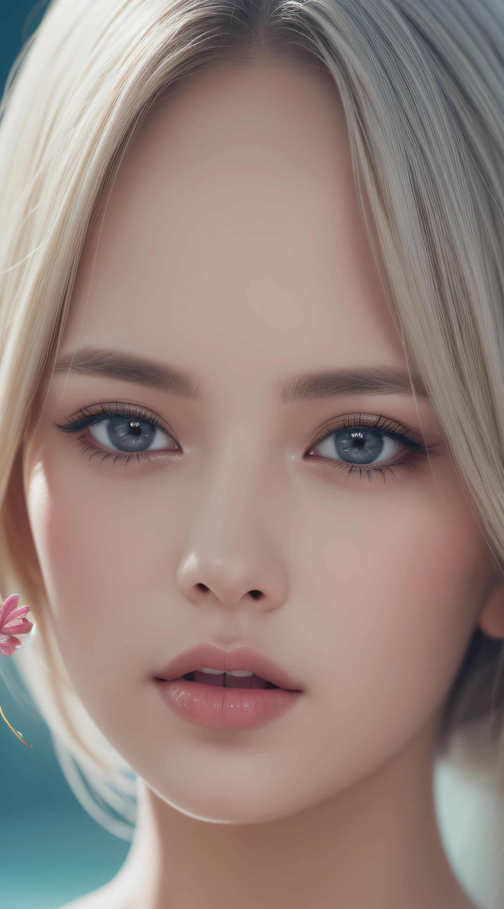 masterpiece, best quality,
official art, extremely
detailed cg 8k wallpaper,
(flying petals)
(detailed ice) , crystals
texture skin, cold
expression, ((fox ears)),
white hair, long
hair, messy hair, blue eye,
looking at viewer,
extremely delicate and
beautiful, water, ((beauty
detailed eye)), highly
detailed, cinematic
lighting, ((beautiful face),
fine water surface, (original
figure painting), ultra-
detailed, incredibly
detailed, (an extremely
delicate and beautiful),
beautiful detailed eyes,
(best quality)