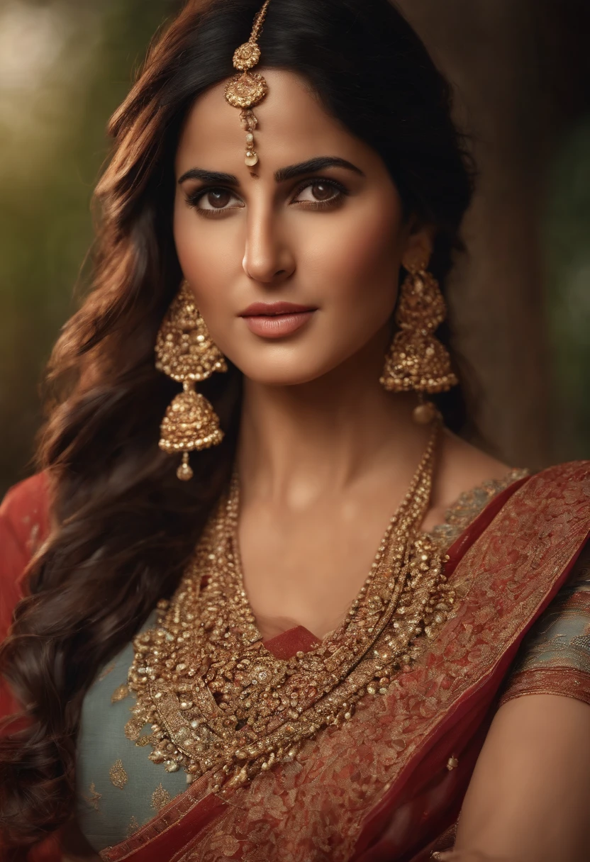 A beautiful woman ((Katrina kaif:1.2)) in (intricate Retro Vintage Boho Outfit)), ((sharp focus)), ((Nikon Z 85mm)), unparalleled masterpiece, ultra-realistic 8k photos, best quality, masterpiece, (photorealistic:1.2), (realistic:1.5), (hyperrealistic:1.2),(realistic human skin:1.6), (detailed clothes features), (High Quality: 1.2), Raw photo, (Perfect body shape), Uniform, Unobtrusive, masterpiece photographic real digital ultra-realistic hyper-detailed, high contrast, realistic, clean art, professional, colourful, rich deep colour, concept art, CGI winning award, UHD, HDR, 8K, RPG, UHD render, HDR render, 3D render cinema 4D