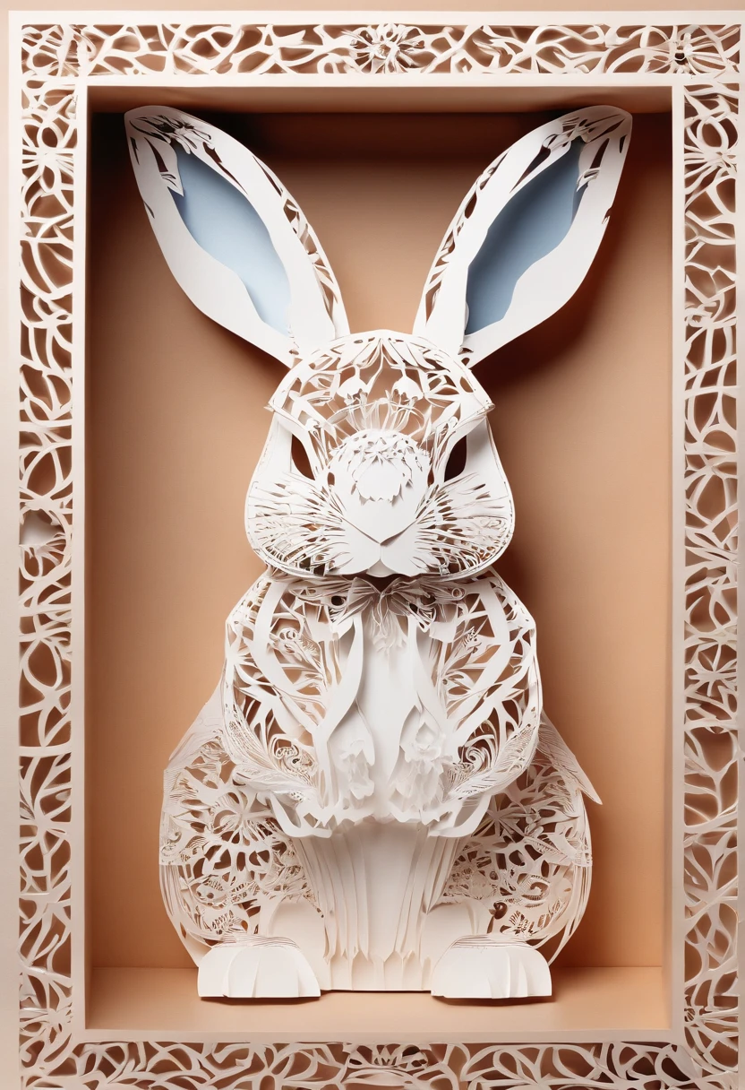 rabbit animals,Median height with blue eyes、Masterpiece、