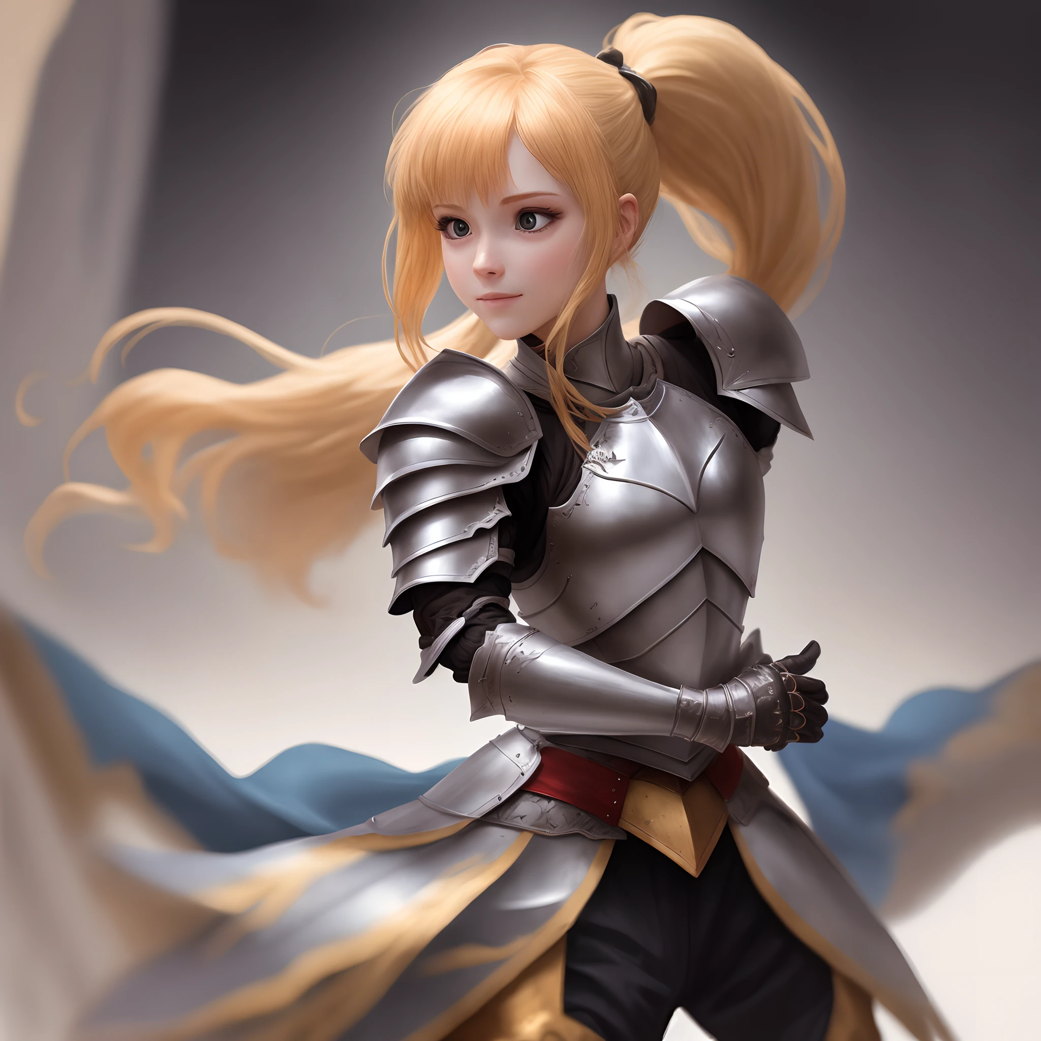 femele knights poneyTail Dancing armor
