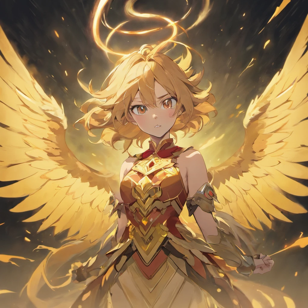 <lora:MarbleGoldWorld:0.8> MarbleGoldWorld,glowing gold metal,glowing,reflect gold,gold theme,1girl ,particle,glowing star \(symbol\),city,vigor,motion,dim light,high contrast,wallpaper