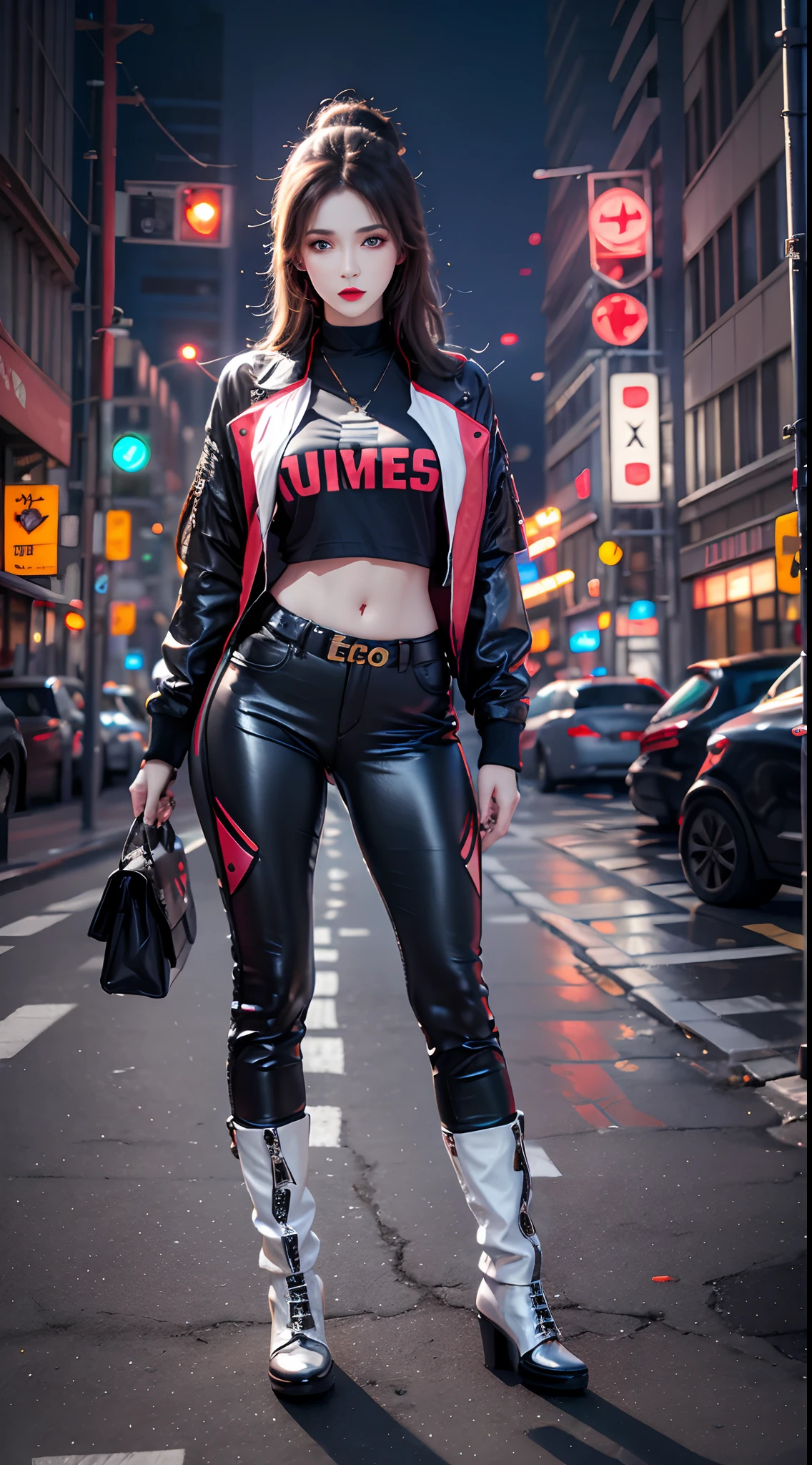 Full Color 16k UHD HDR10 16K Masterpiece Flash Girl Beige Suit Harley Quinn Medium
Skin Arab Girl Beige Hair Black Top Tattoo