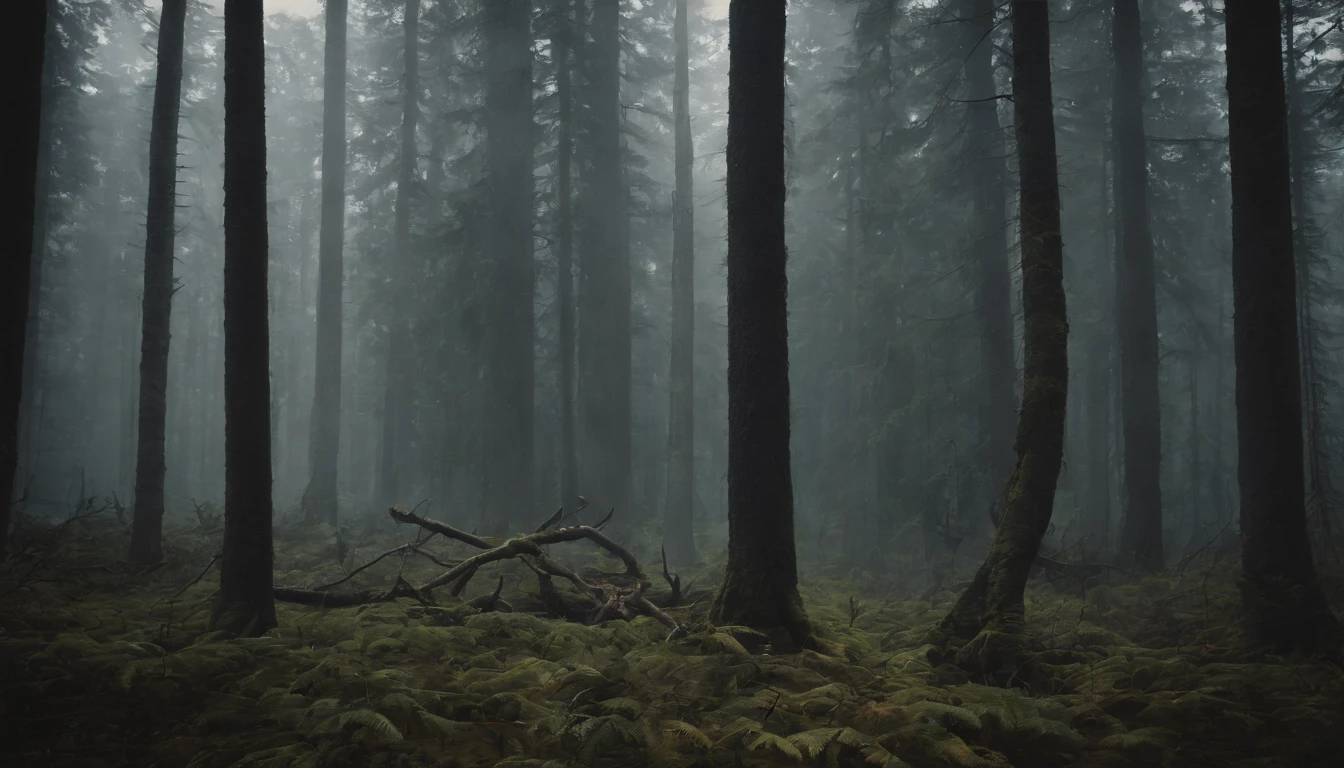 dark forest,A monster you've never seen before,hopelessness
