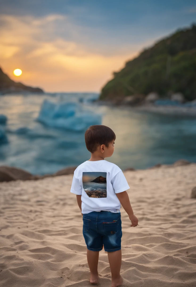 (Boy T-shirt),(Real Photographics),4k高清,Simple outdoor background
