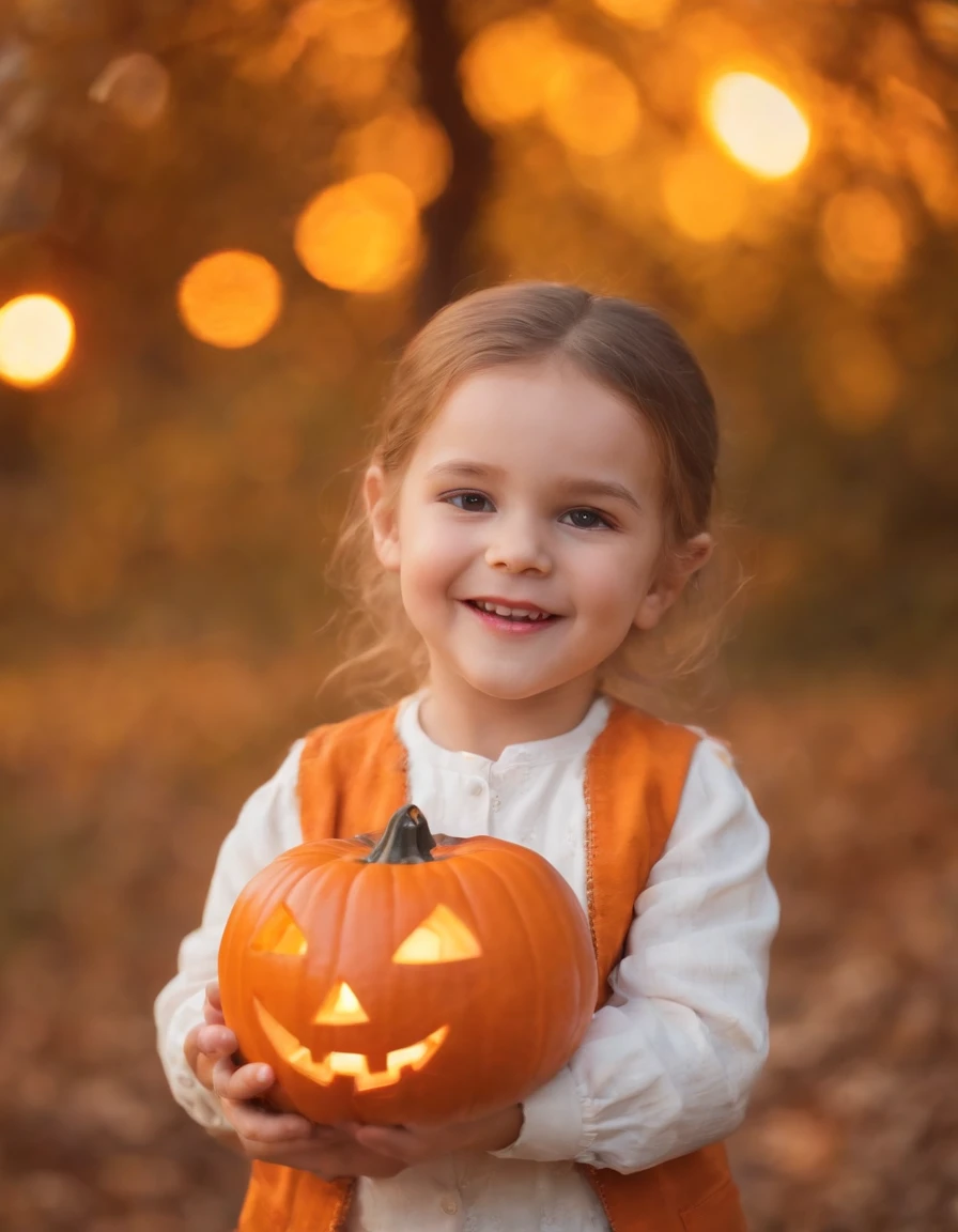 (Best quality,4K,8K,A high resolution,Masterpiece:1.2),Ultra-detailed,(Realistic,Photorealistic,photo-realistic:1.37),Halloween,A girl in a pumpkin-shaped costume,Trick or treat without sugar,Autumn leaves,Funny and mischievous,Naughty kids,Spooky atmosphere,Jack's lantern lit,Decorate the house,Moonlit Night,Happy faces,Buckets full of sweets,Smiling pumpkin,festive decorations,Flashing candles,magical ambiance,Exciting anticipation,Fantasy setting,Trick-or-treating adventures without sugar,Enchanting night sky,Mysterious Shadows,Clothing ideas,sweets,Wind,Reverberating laughter,dark alley,Whimsical expressions,Glowing costumes,glittering stars,Enchanting moonshine,Candy crazy excitement,Masks and disguises,Supernatural creatures,hauntingly beautiful,Spooky ghosts,Celebrate the celebrations,Magical tricks,Youth and innocence,Spooky folklore,spiderwebs,Witches and wizards,Playful soul.