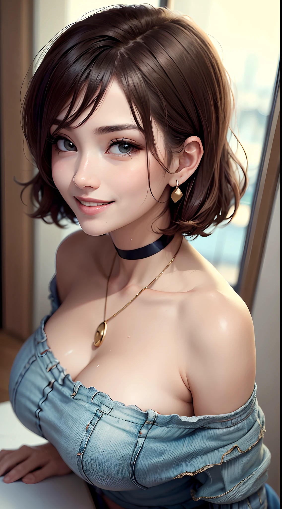 ((table top)), ((highest quality)), (Super detailed), ((cute)), cute, (Lovely), ((sexy)), (device), ((very detailed)), (detailed eye), (detailed facial features), (fine fingers), (Detailed clothing characteristics),4k, (8K), (beautiful), figure, dynamic angle, (Upper body:1.2), (has a wizard&#39;s wand:1.3), Knossos palace, evening, autumn, Beautiful woman, alone, Beautiful navy blue wizard dress, (She is wearing a skimpy wizard&#39;s dress:1.3), beautiful blonde, Fishtail Braid, beautiful blue eyes, ((beautiful eyes)), white teeth, saggy breasts, (hair ornaments:1.2), earrings, Bib Necklace, smile, Lens flare, shiny
