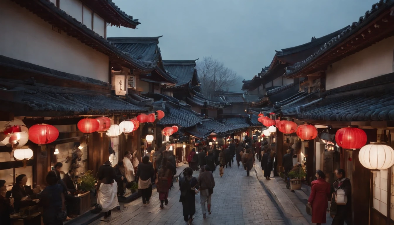 1960Chronological order of Japan,A bustling shopping street、wanting