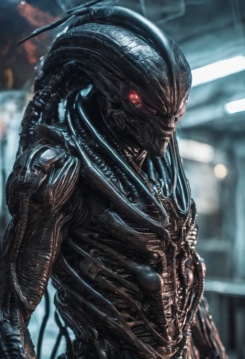Predator,Battle form,fully body photo,delicate picture